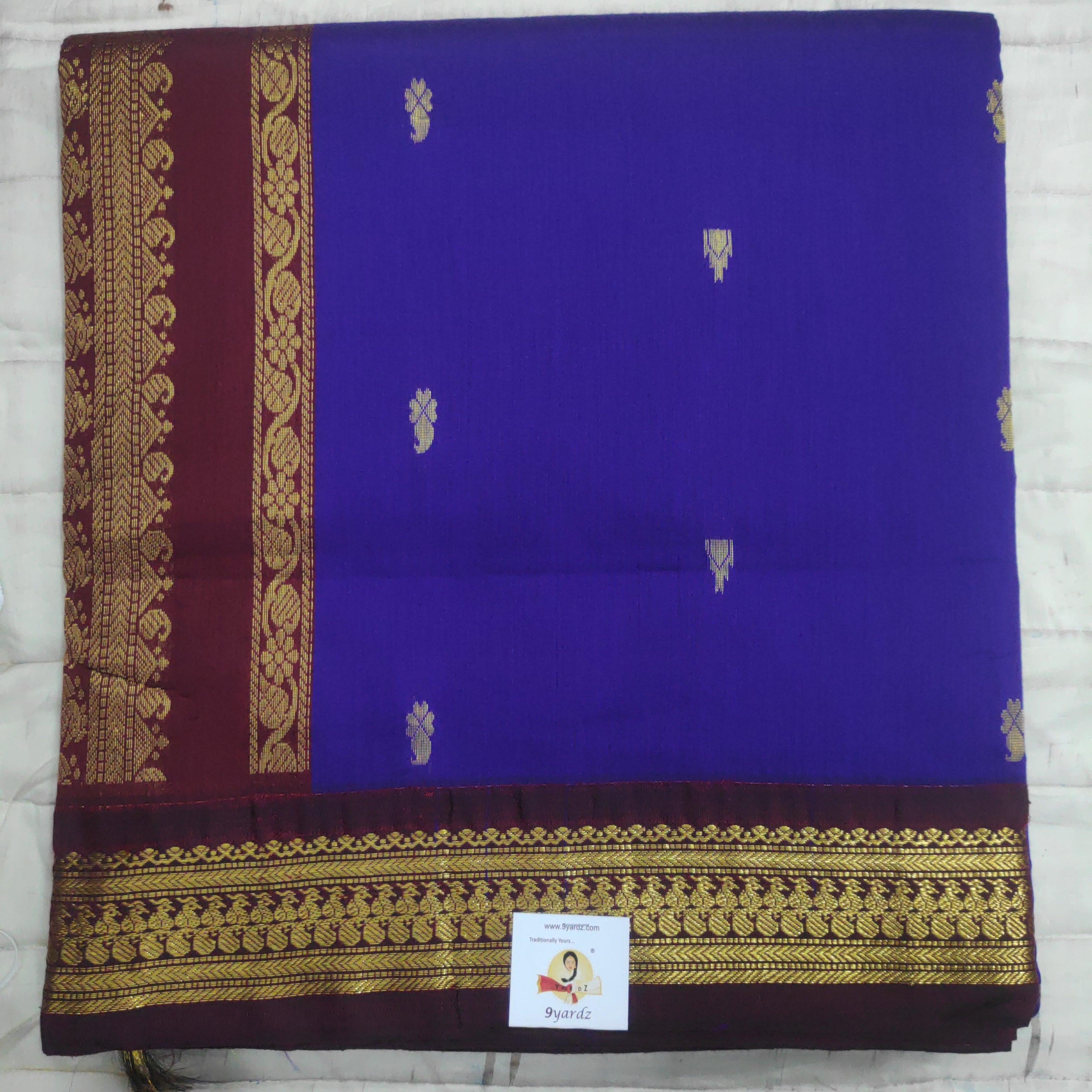 Kalyani Cotton Butta  9.5yards