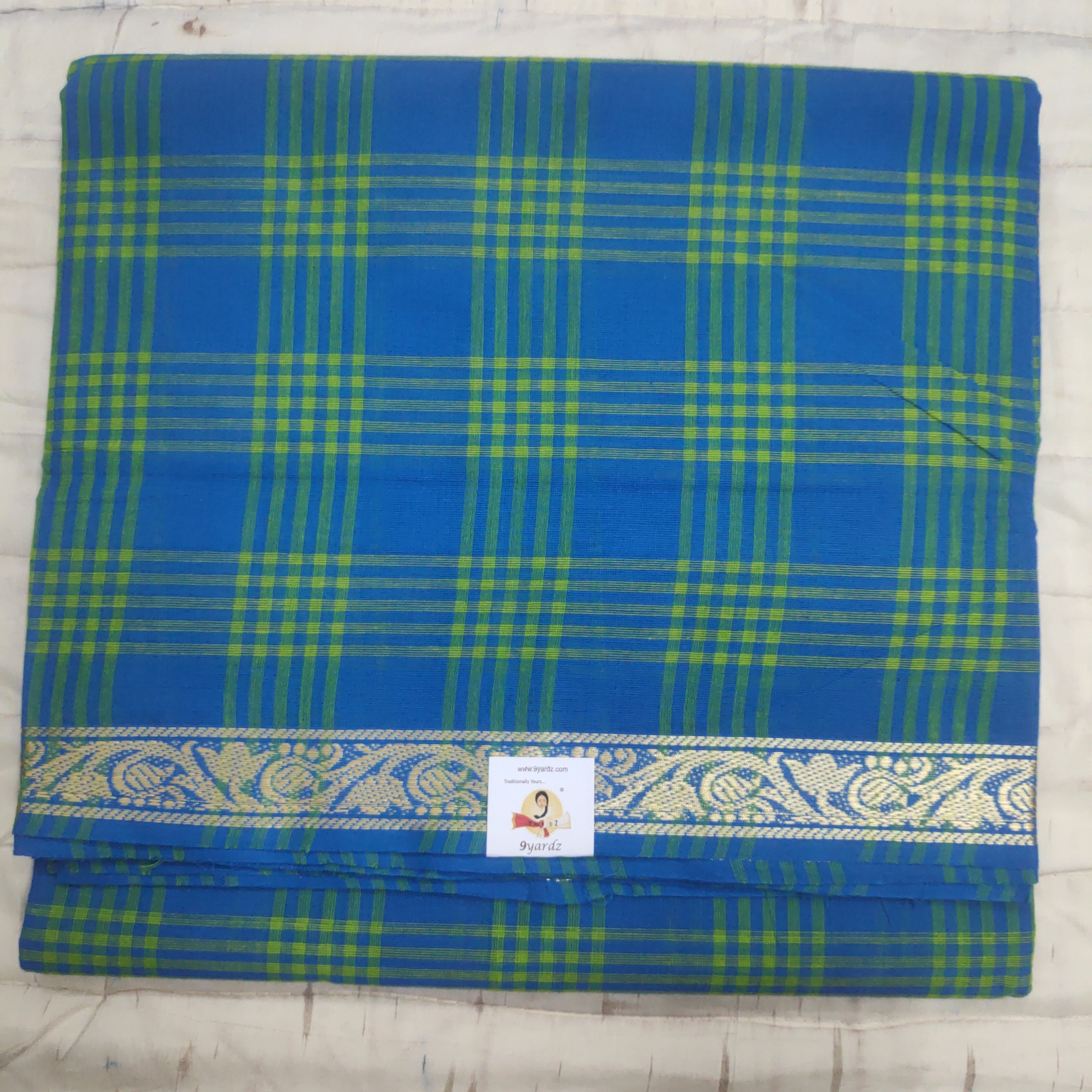 Chettinadu / Karaikudi cotton 9.5 yards madisar