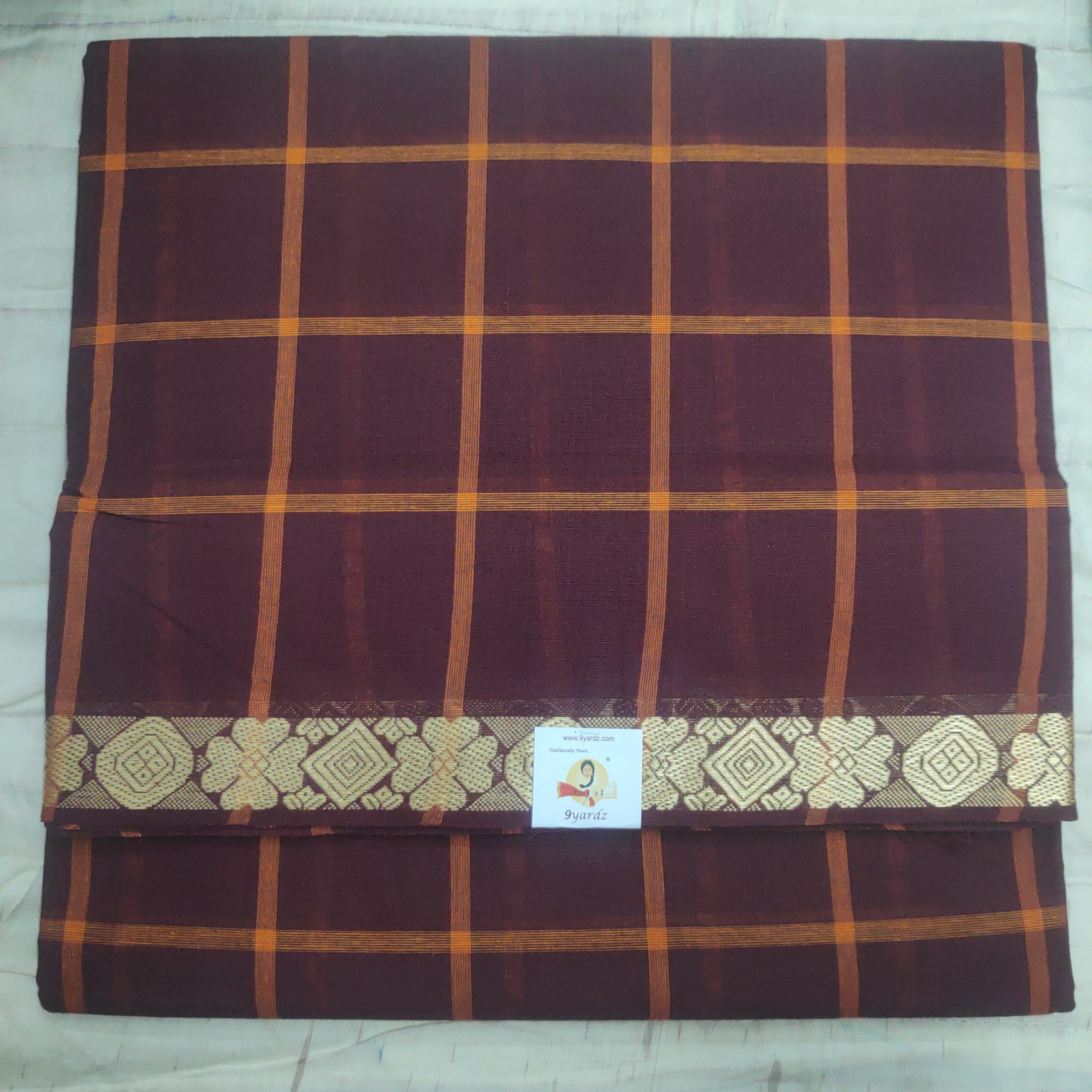 Chettinadu / Karaikudi cotton 9.5 yards madisar