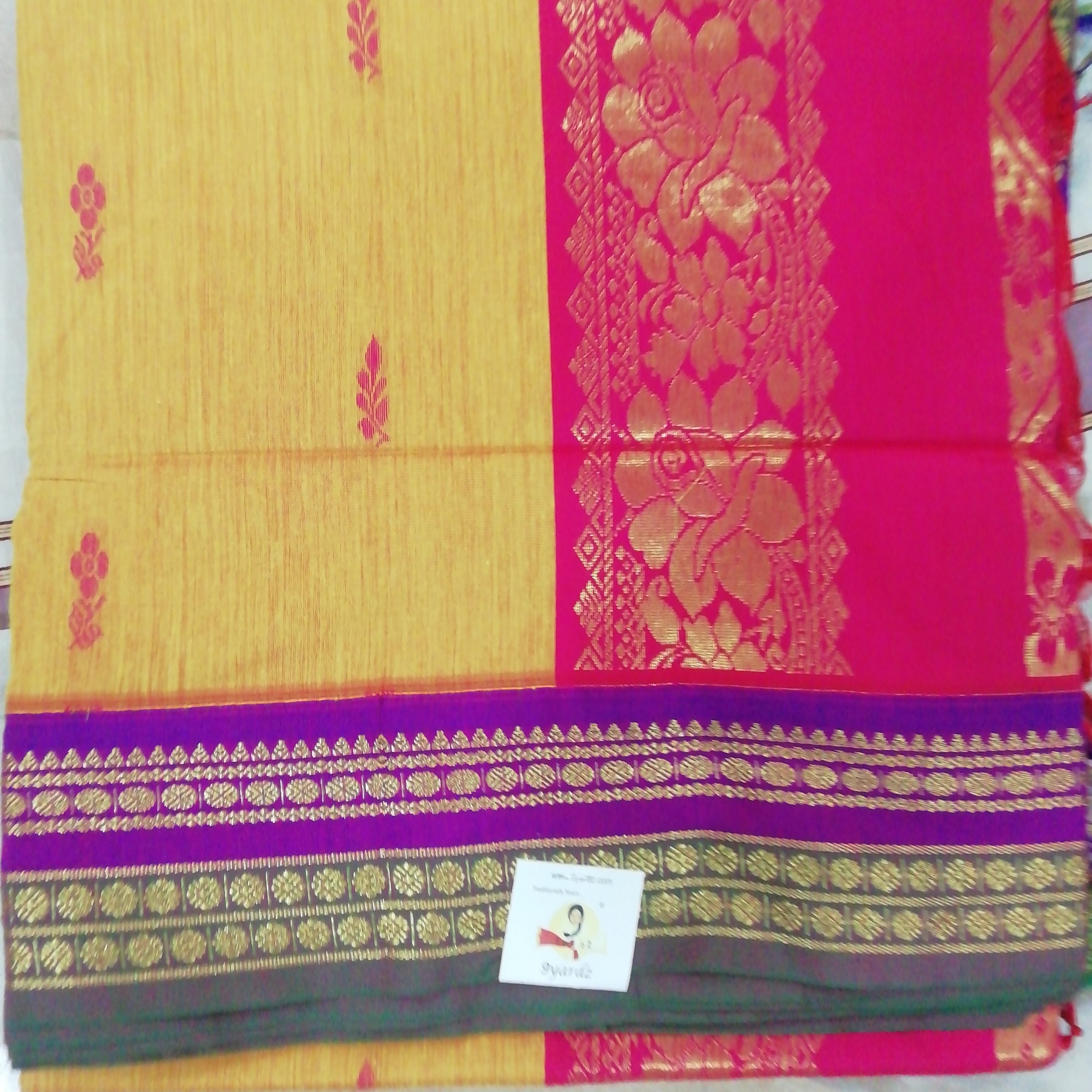 Kalyani cotton Thread work 6yardz