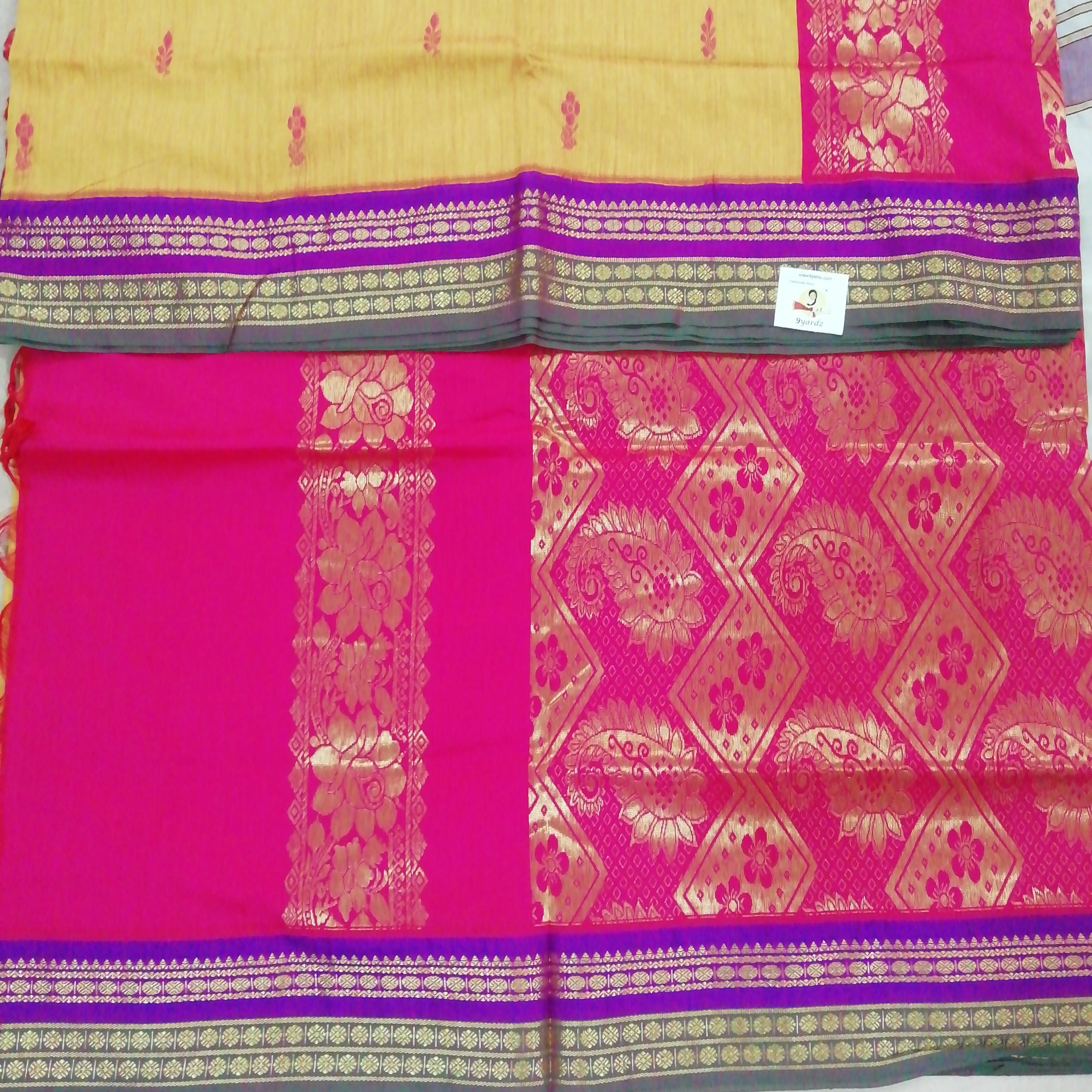 Kalyani cotton Thread work 6yardz