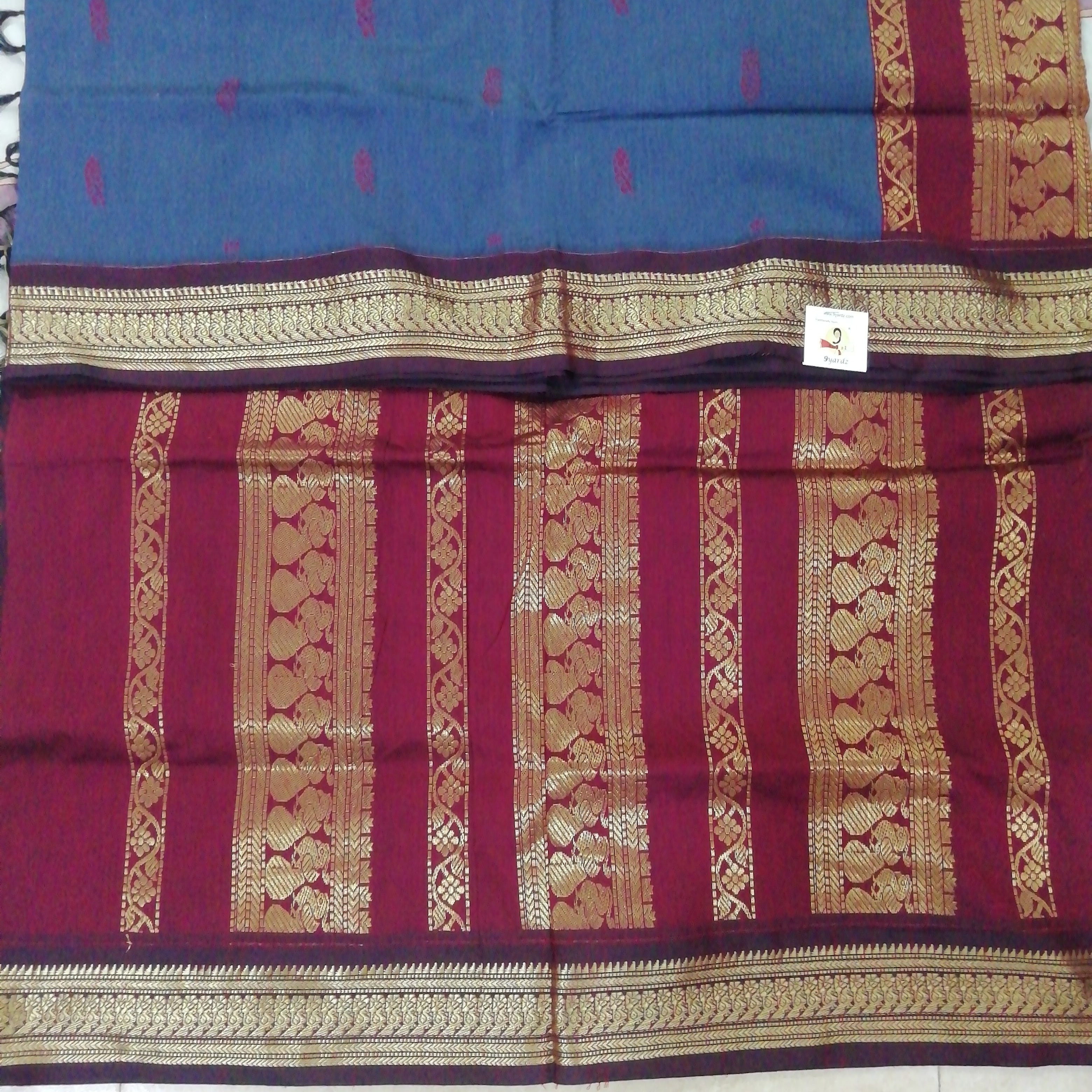 Kalyani cotton Thread work 6yardz
