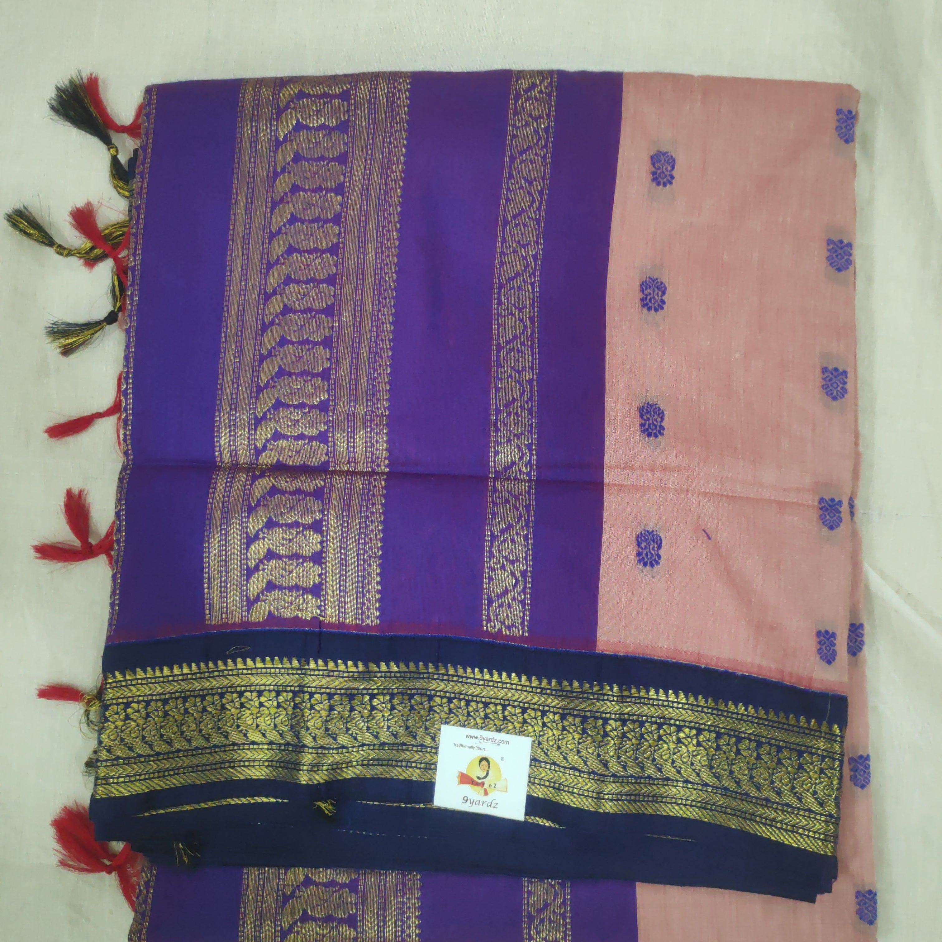 Kalyani cotton Thread work 6yardz