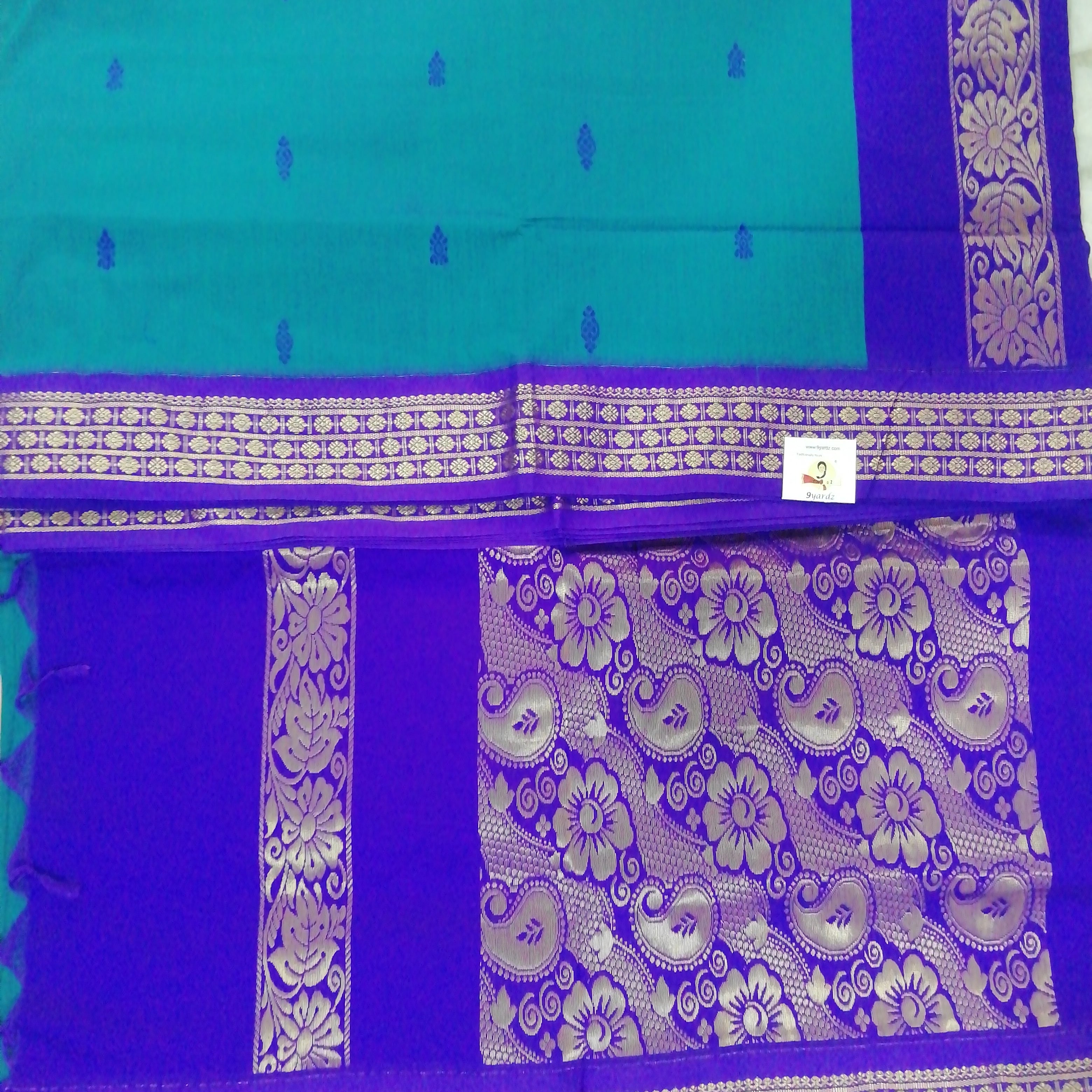 Kalyani cotton Thread work 6yardz