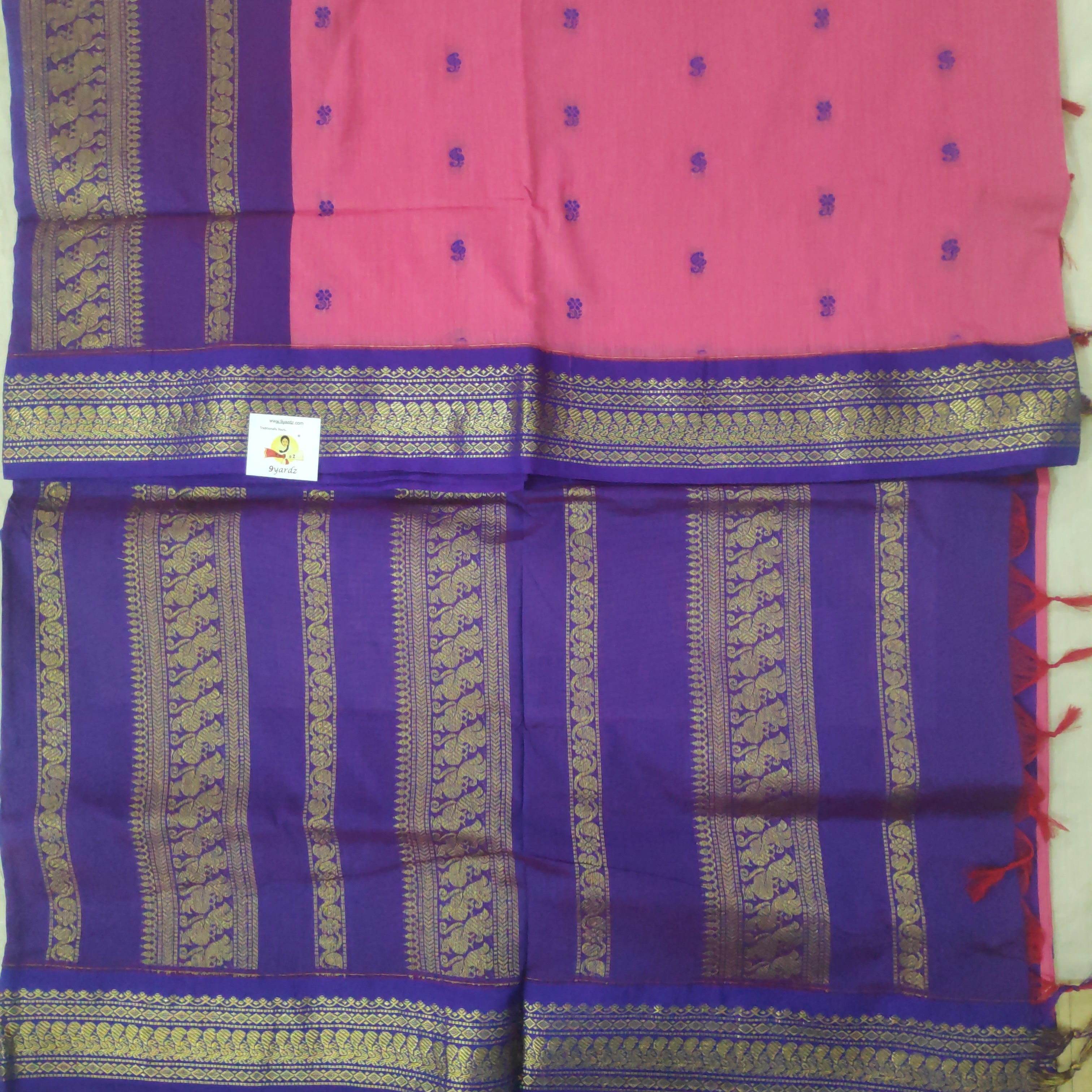 Kalyani cotton Thread work 6yardz