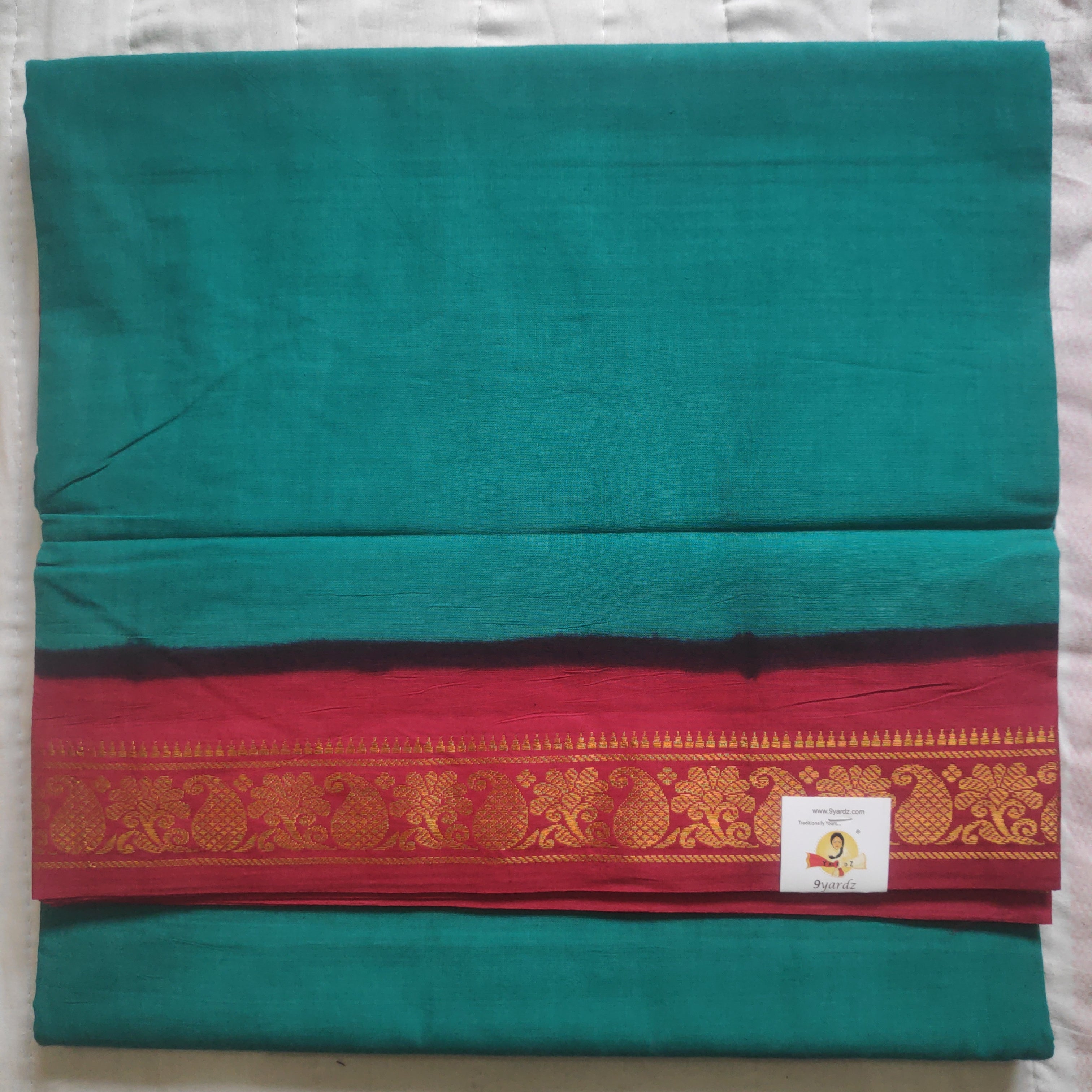 Plain Body Sungudi 10.5 yardz