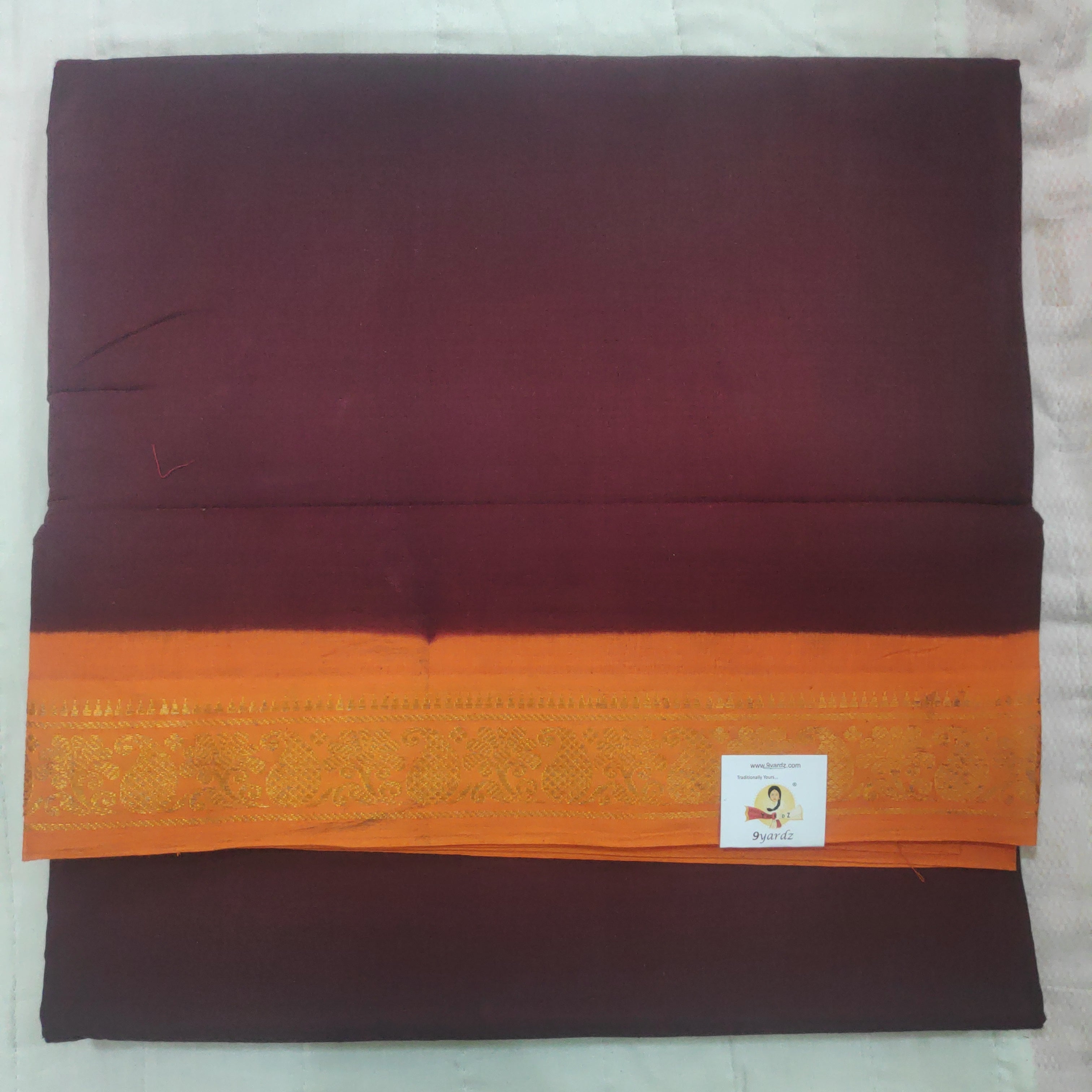 Plain Body Sungudi 10.5 yardz