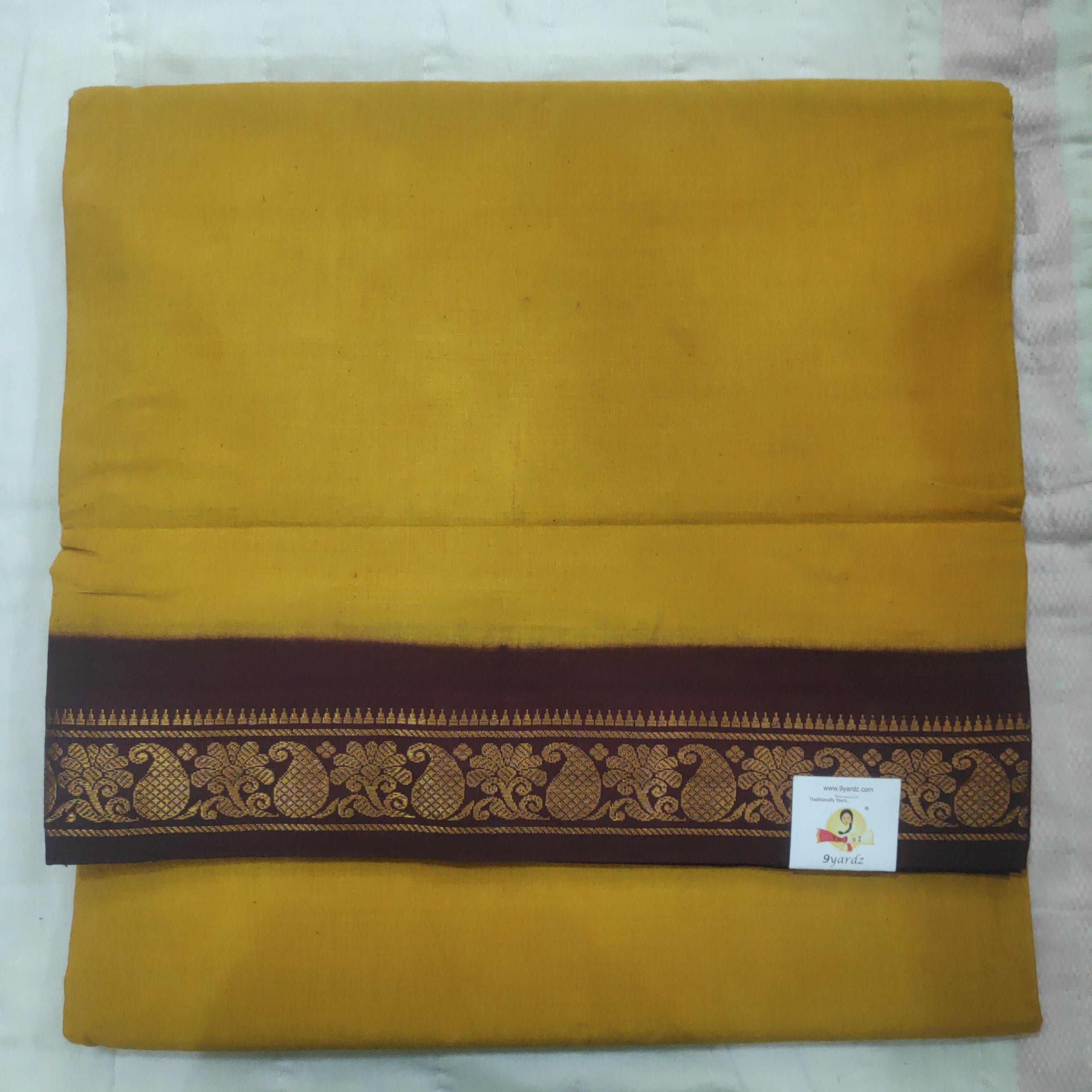 Plain Body Sungudi 10.5 yardz