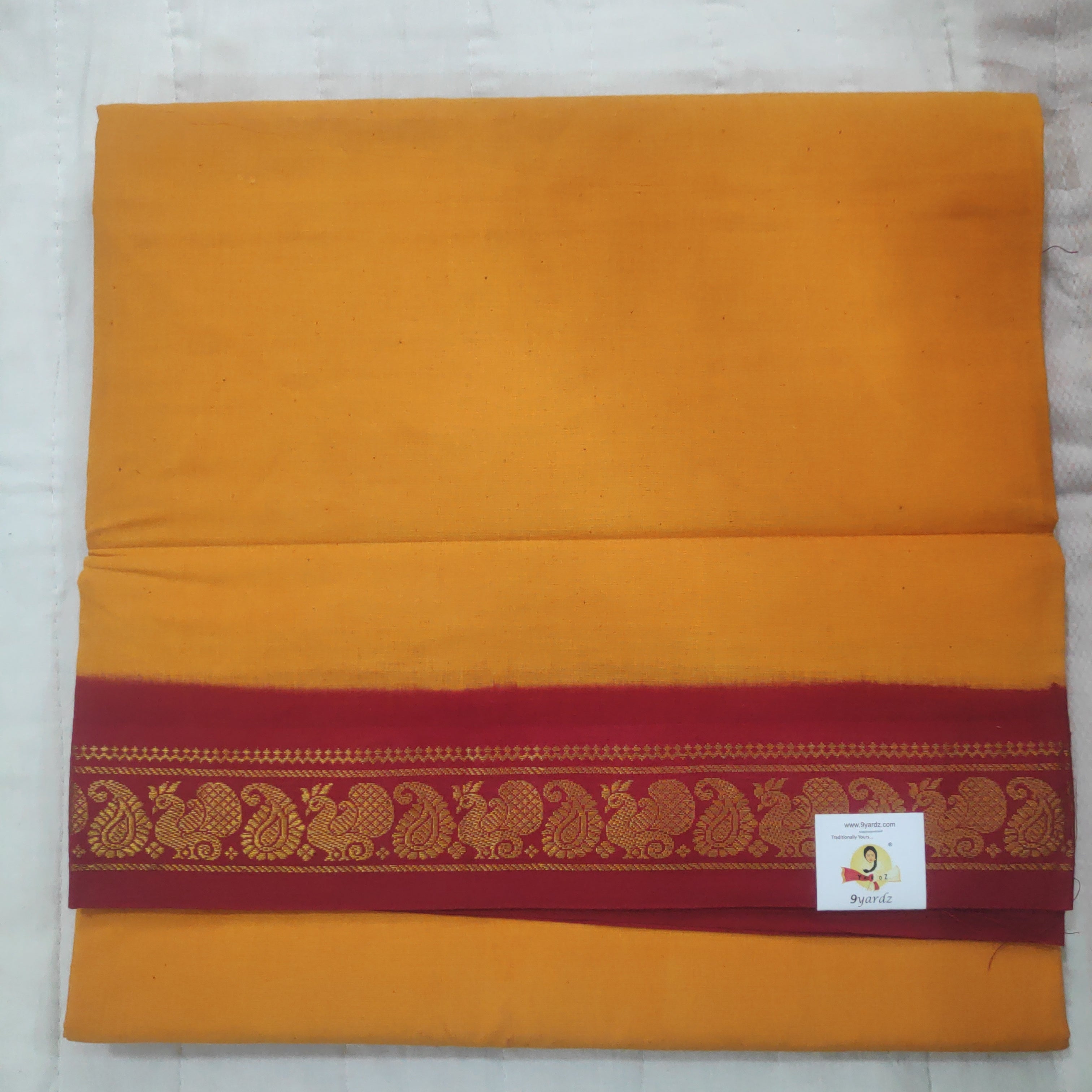 Plain Body Sungudi 10.5 yardz