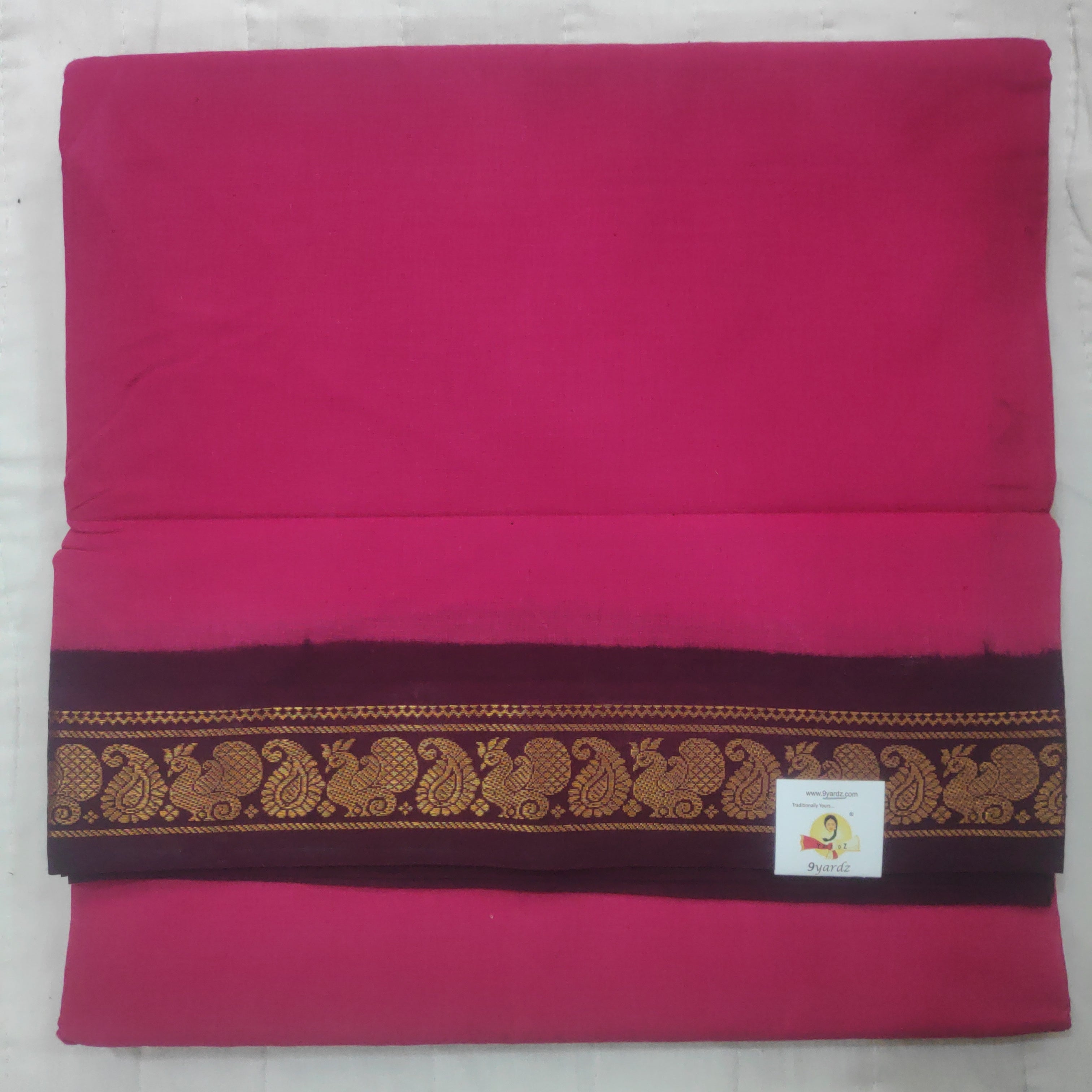 Plain Body Sungudi 10.5 yardz
