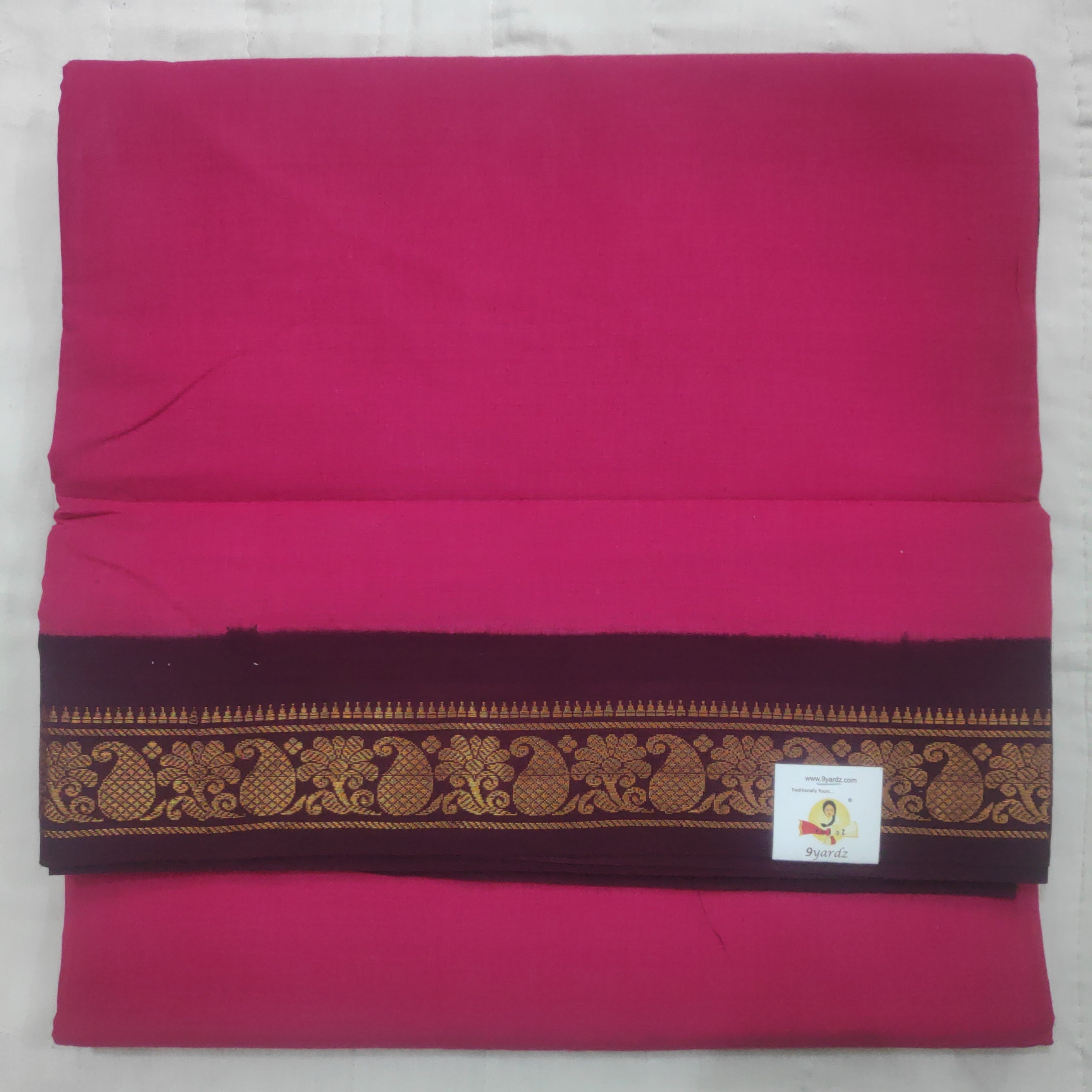 Plain Body Sungudi 10.5 yardz