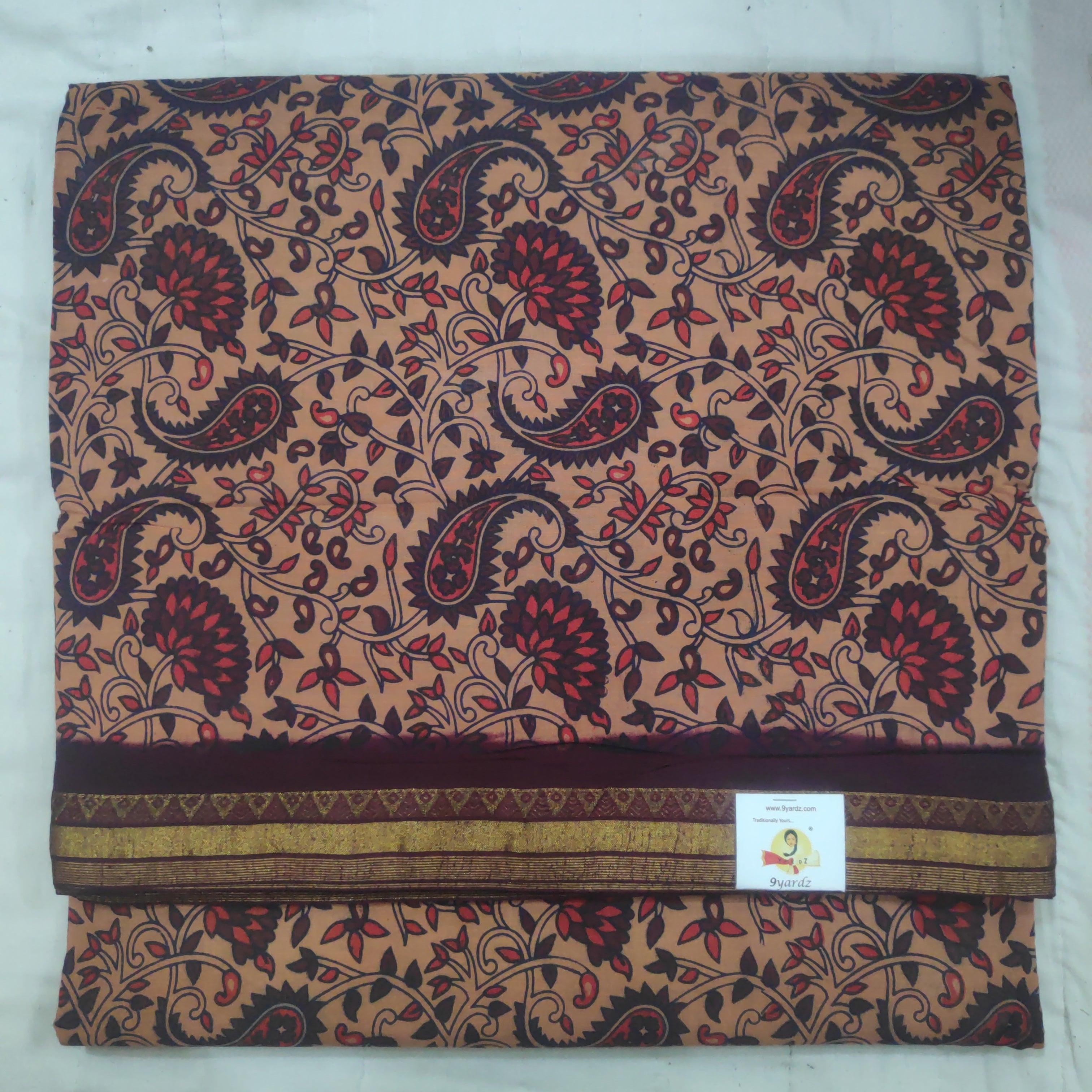 Sungudi cotton 10.5 yards madisar