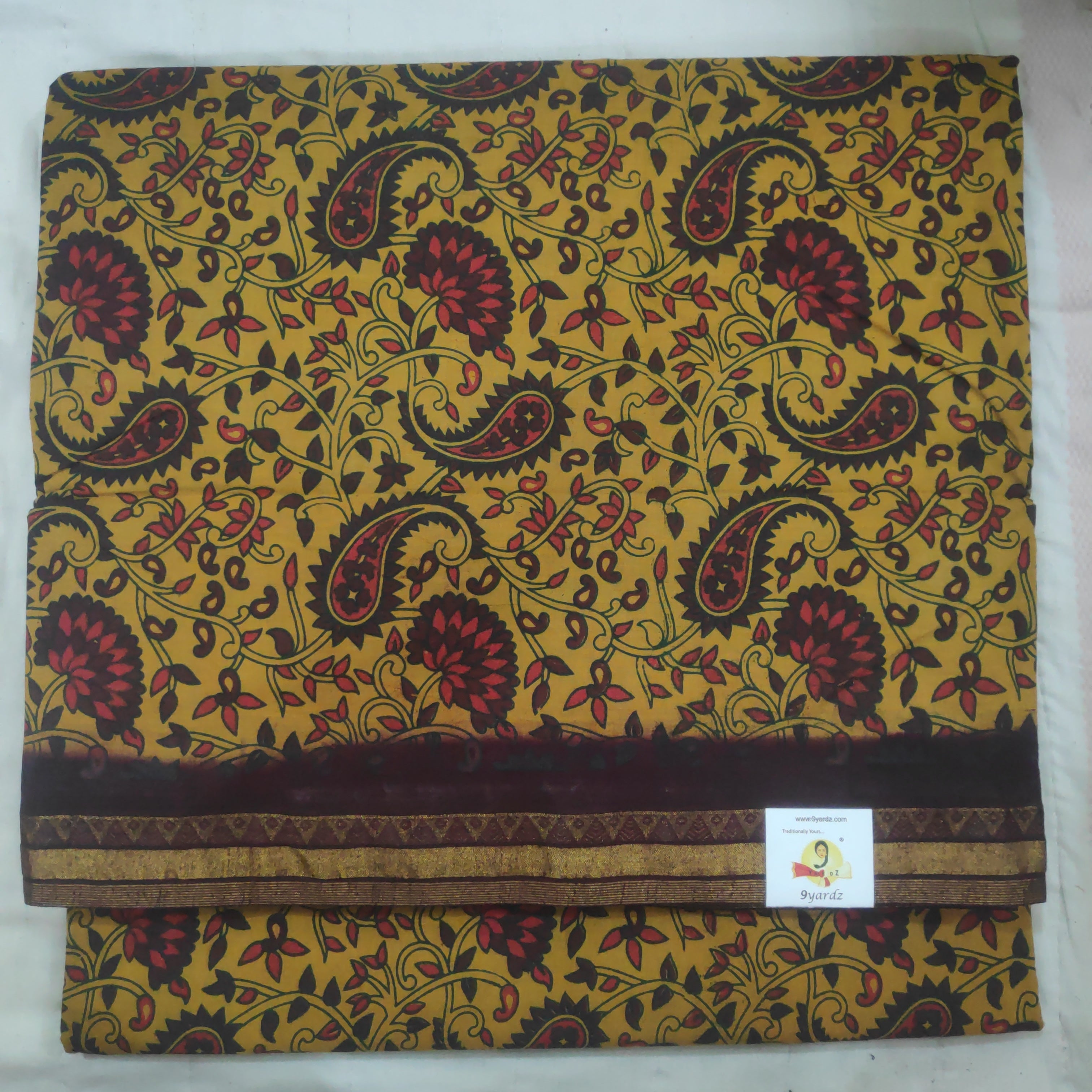 Sungudi cotton 10.5 yards madisar