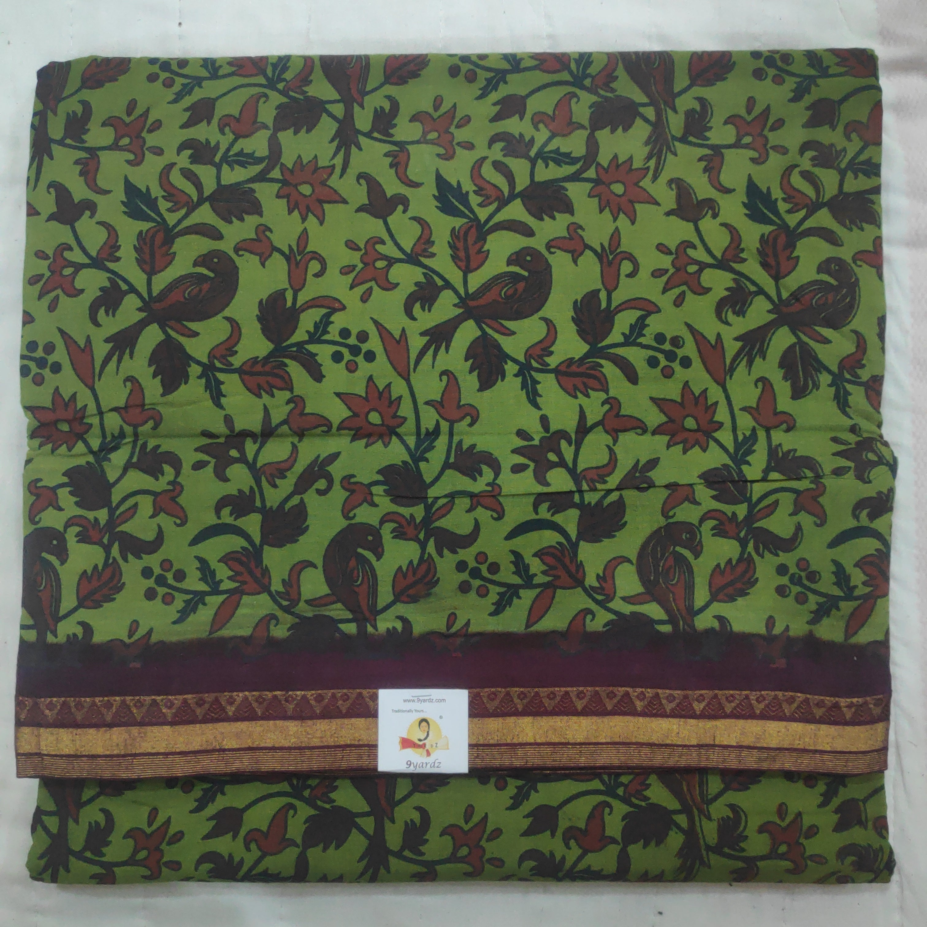 Sungudi cotton 10.5 yards madisar