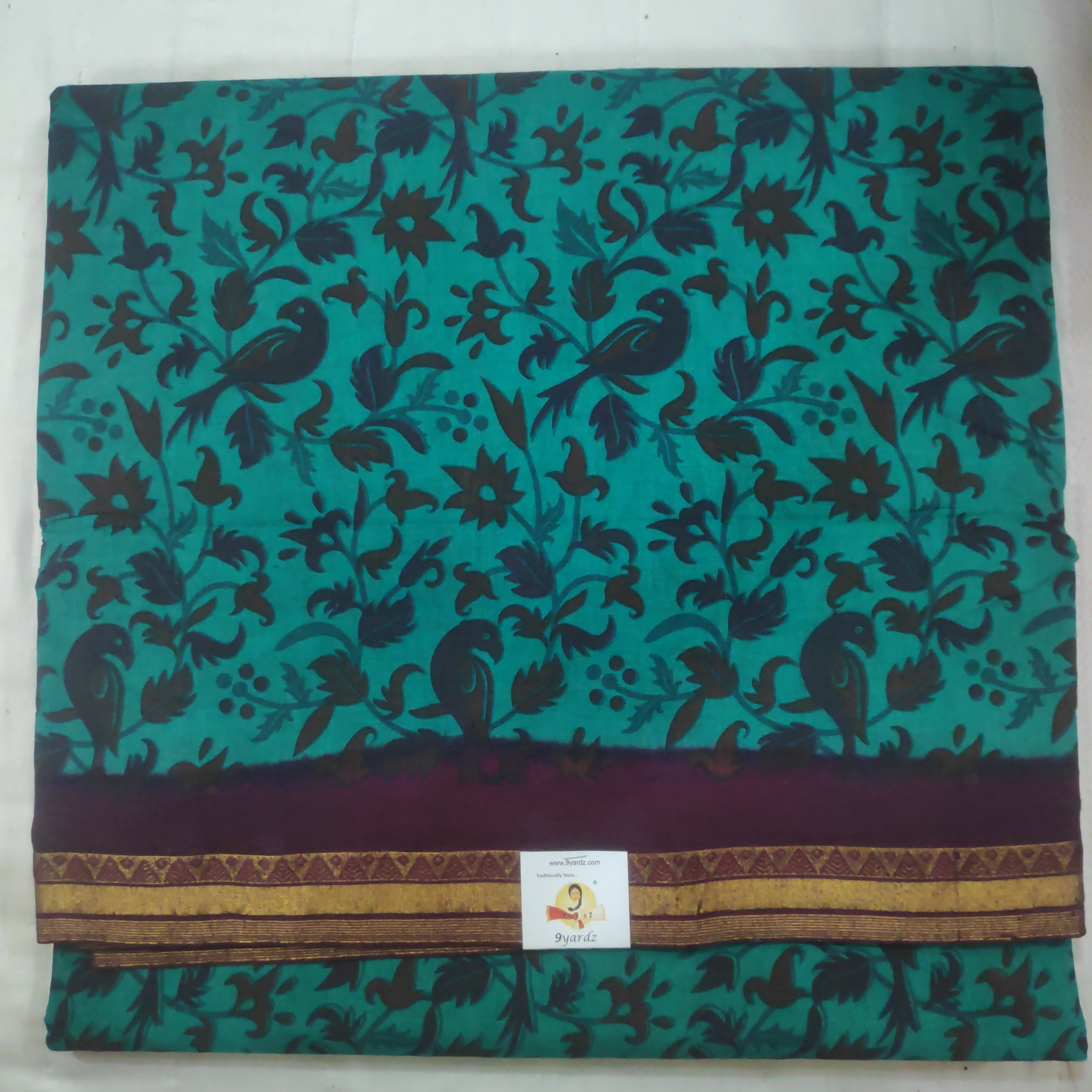 Sungudi cotton 10.5 yards madisar