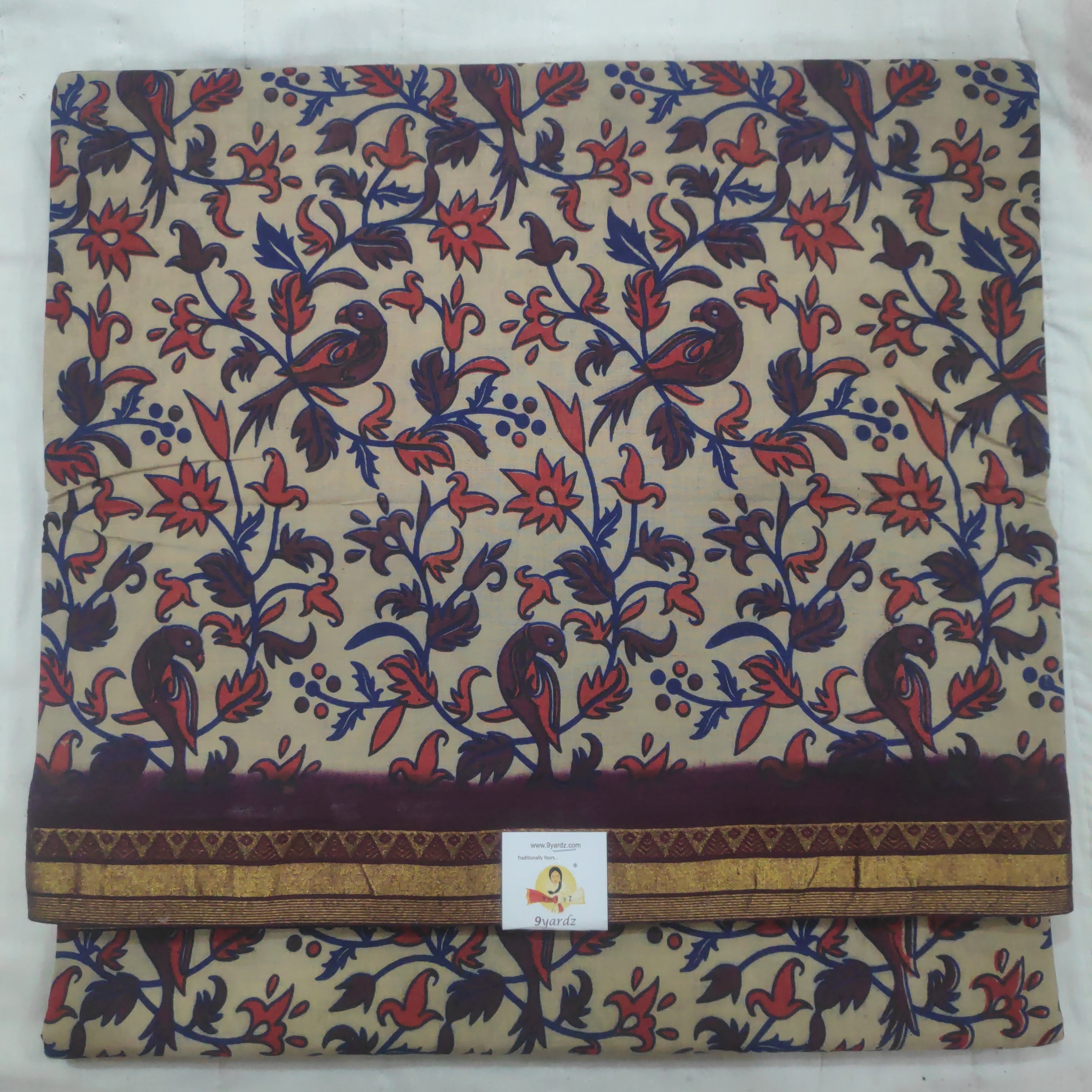 Sungudi cotton 10.5 yards madisar