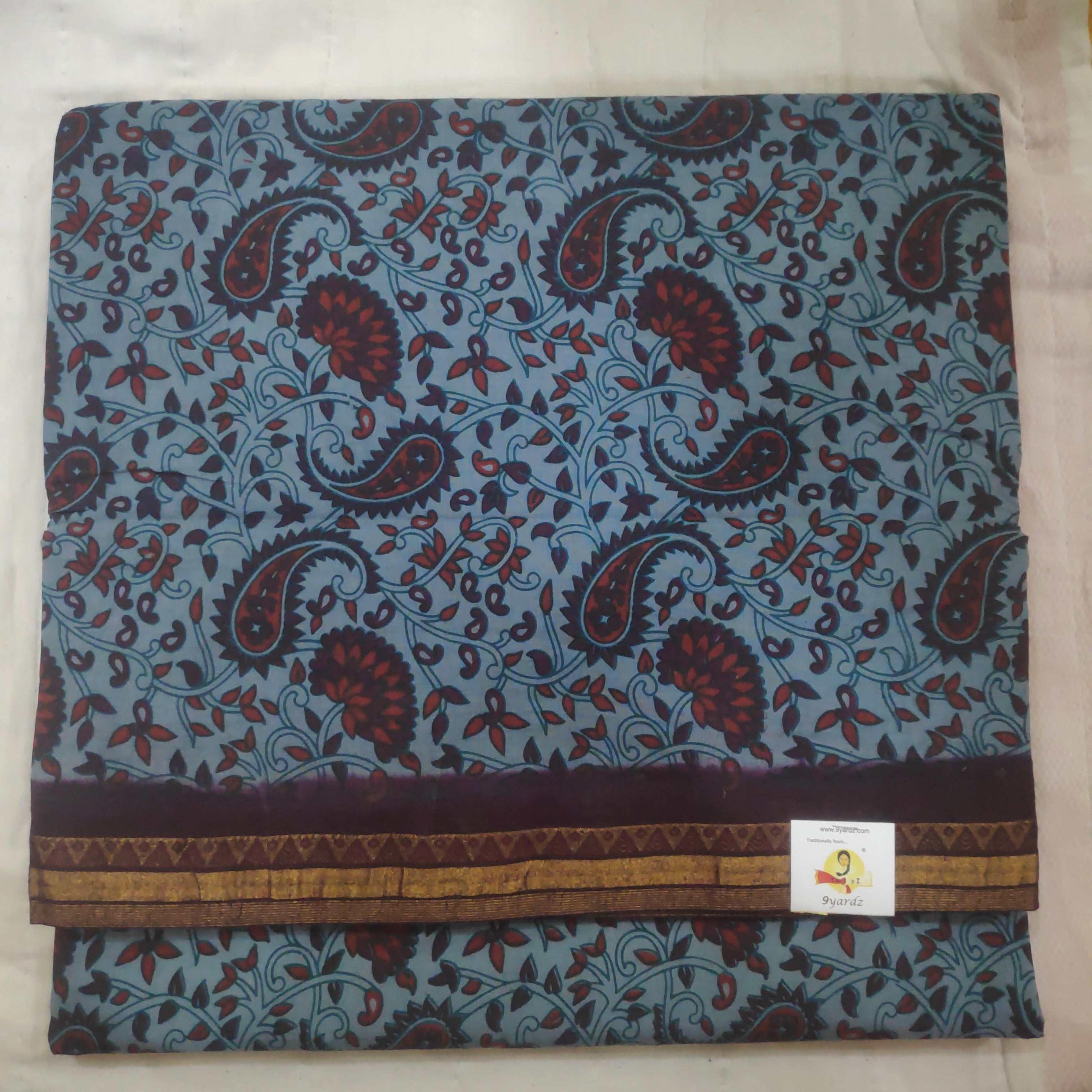 Sungudi cotton 10.5 yards madisar