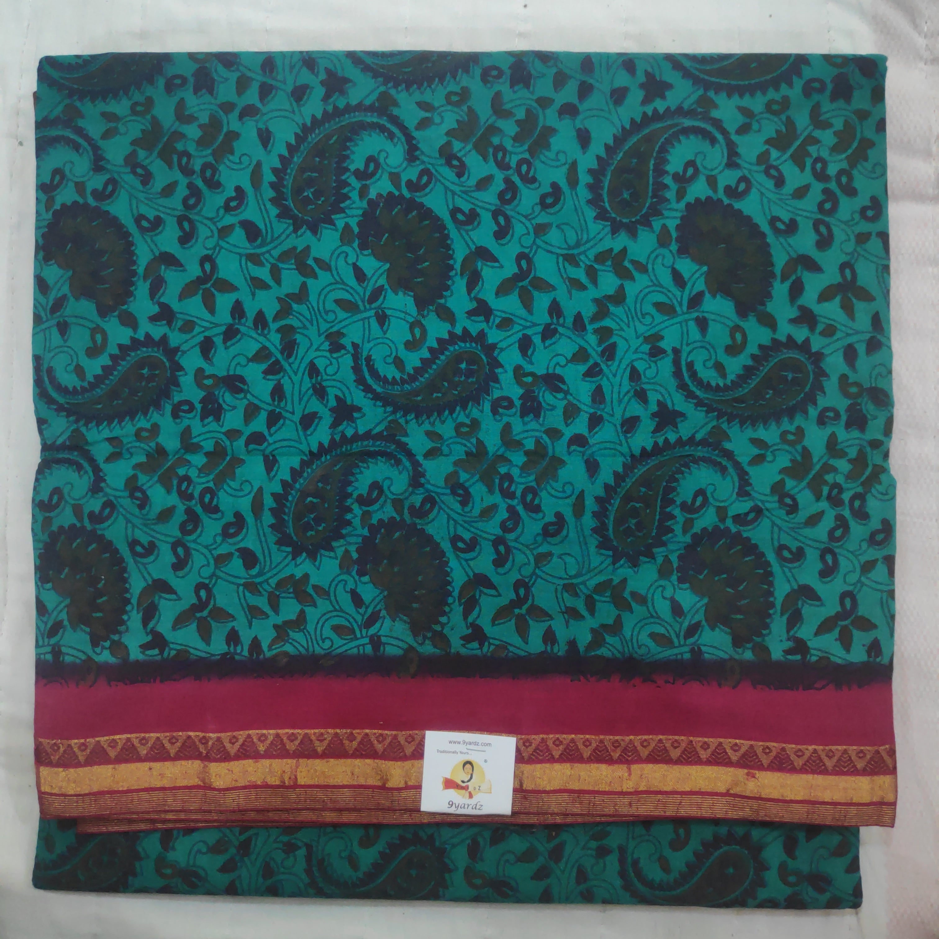 Sungudi cotton 10.5 yards madisar
