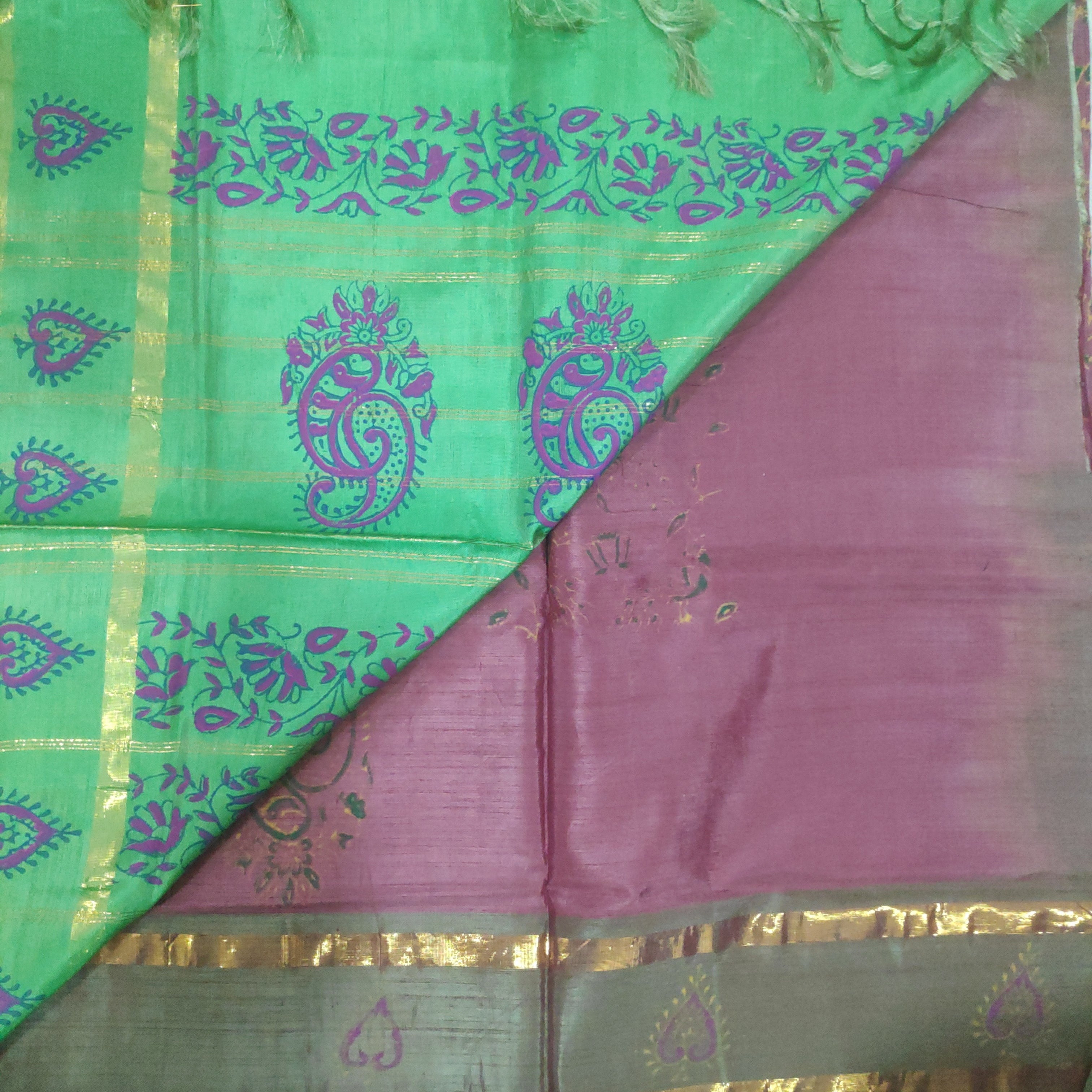Printed Chinallampattu madisar 10yardz