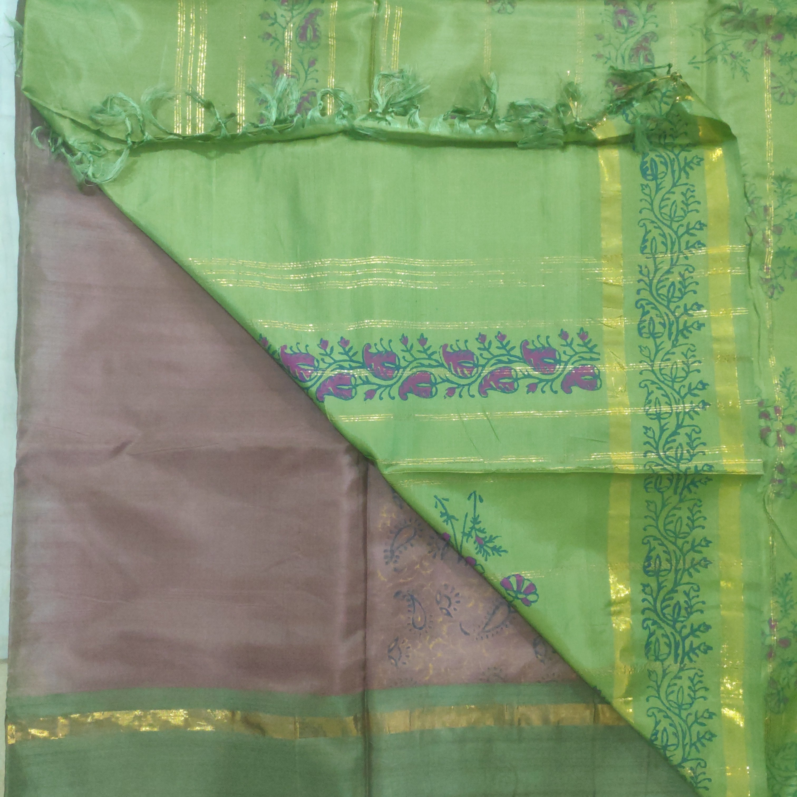 Printed Chinallampattu madisar 10yardz
