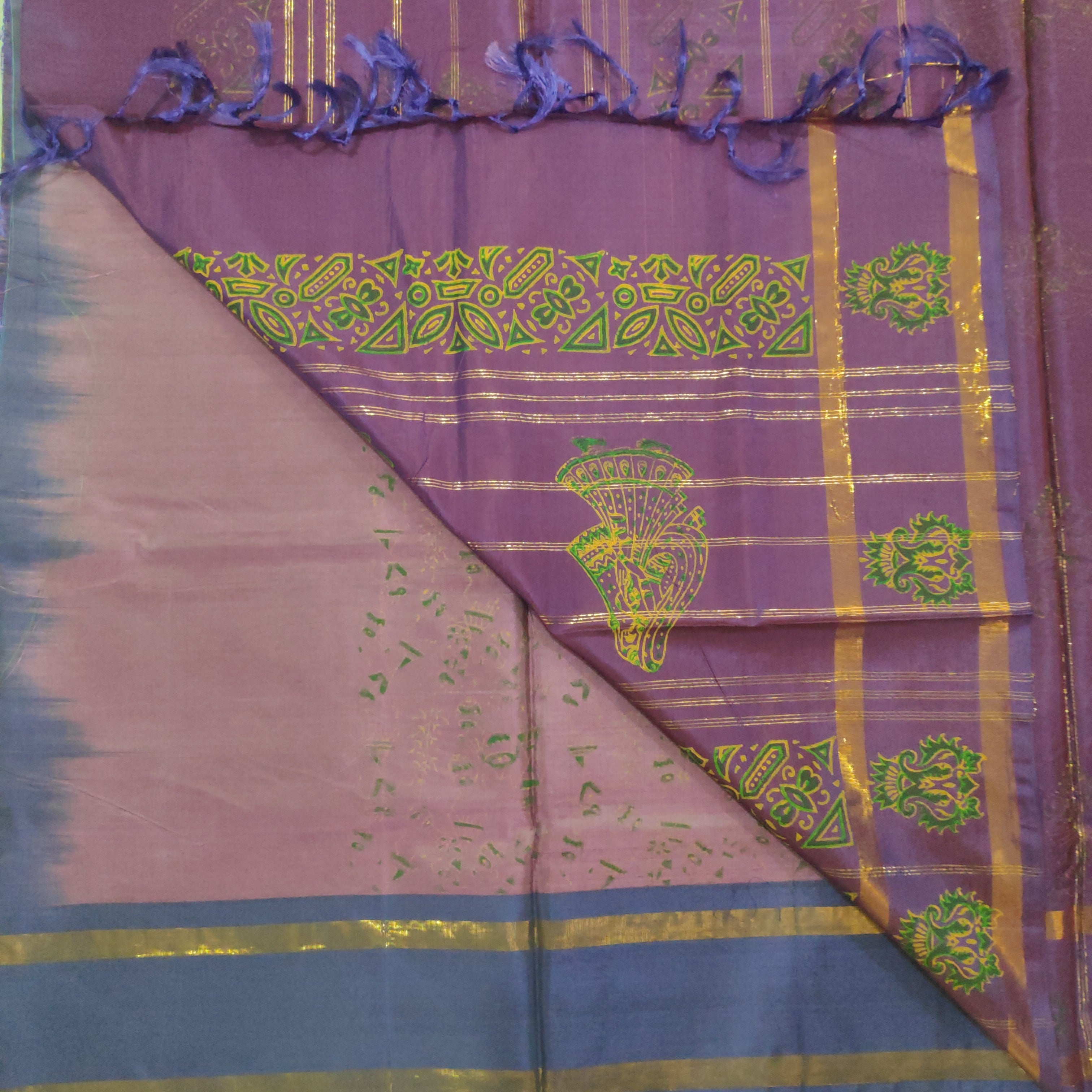 Printed Chinallampattu madisar 10yardz