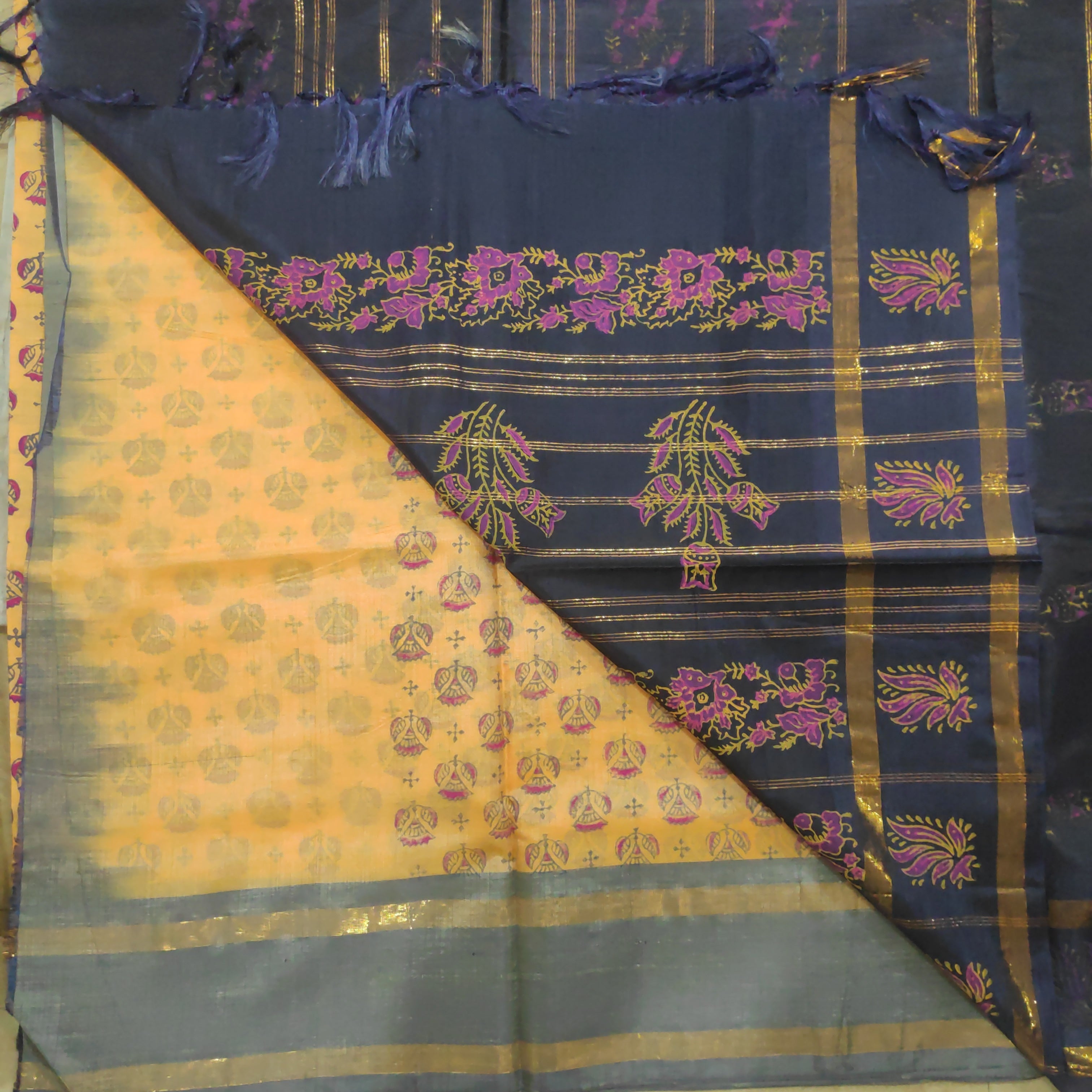 Printed Chinallampattu madisar 10yardz