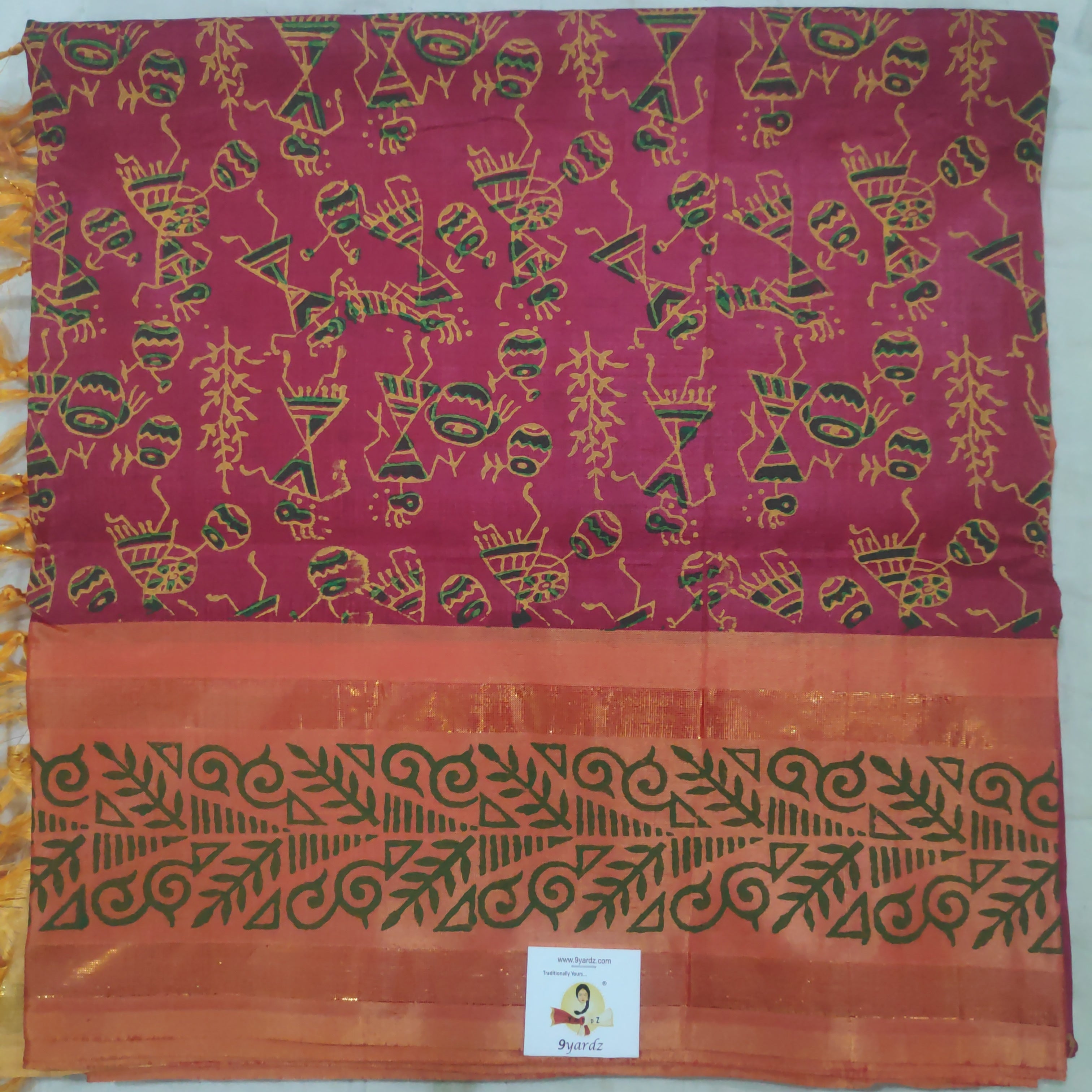 Printed Chinallampattu madisar 10yardz