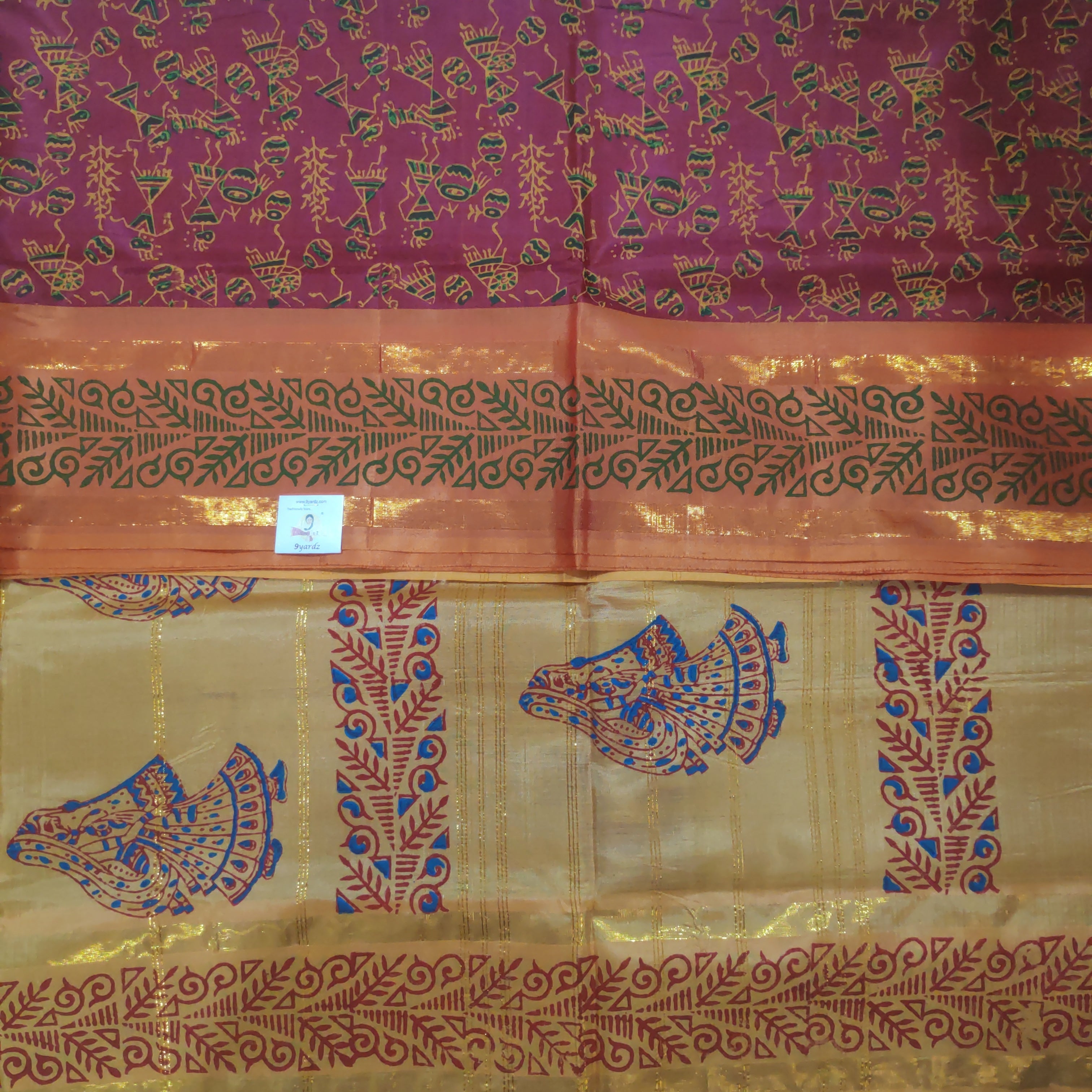 Printed Chinallampattu madisar 10yardz