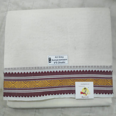 Nagari Cotton Dhothi 9*5