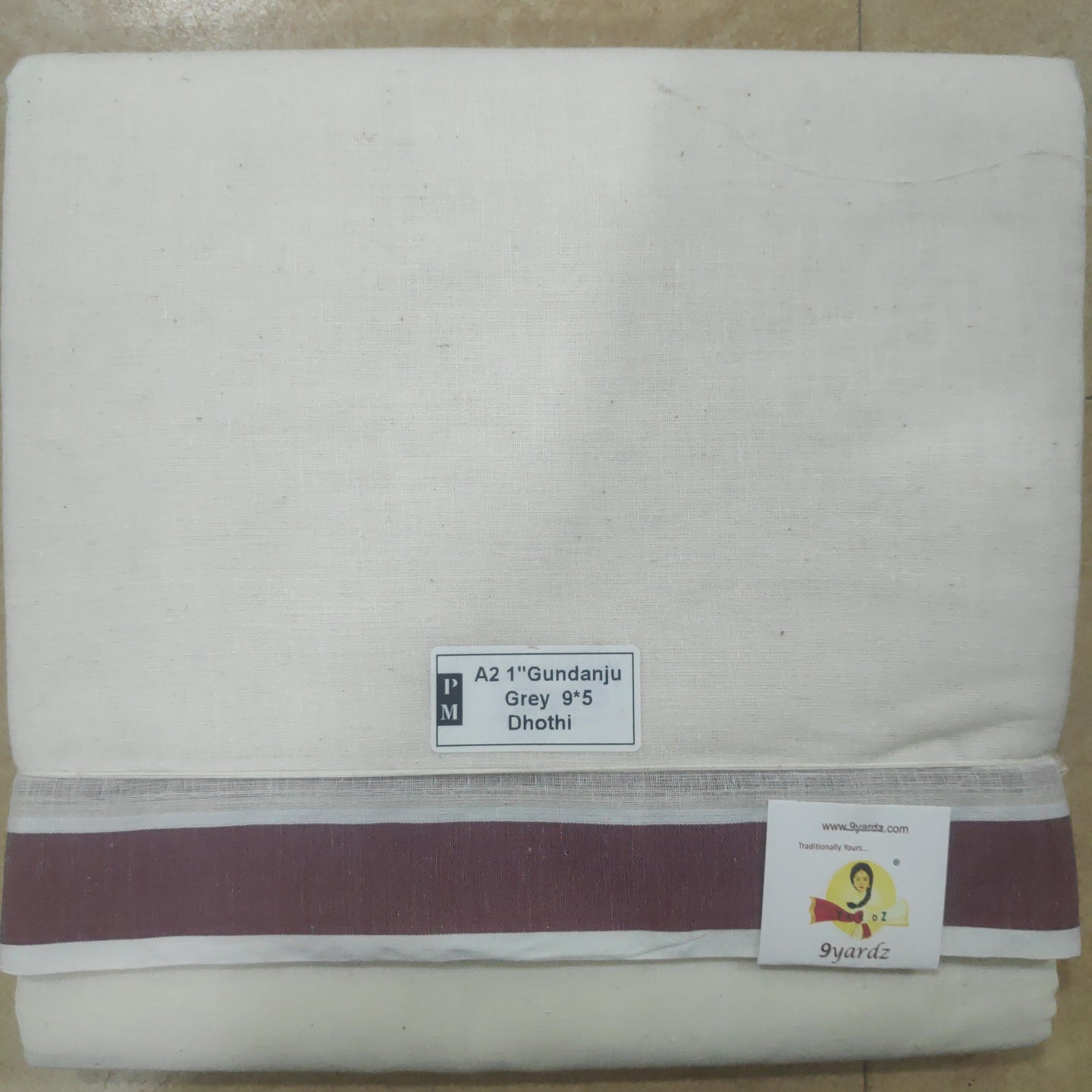 Nagari Cotton Dhothi 9*5