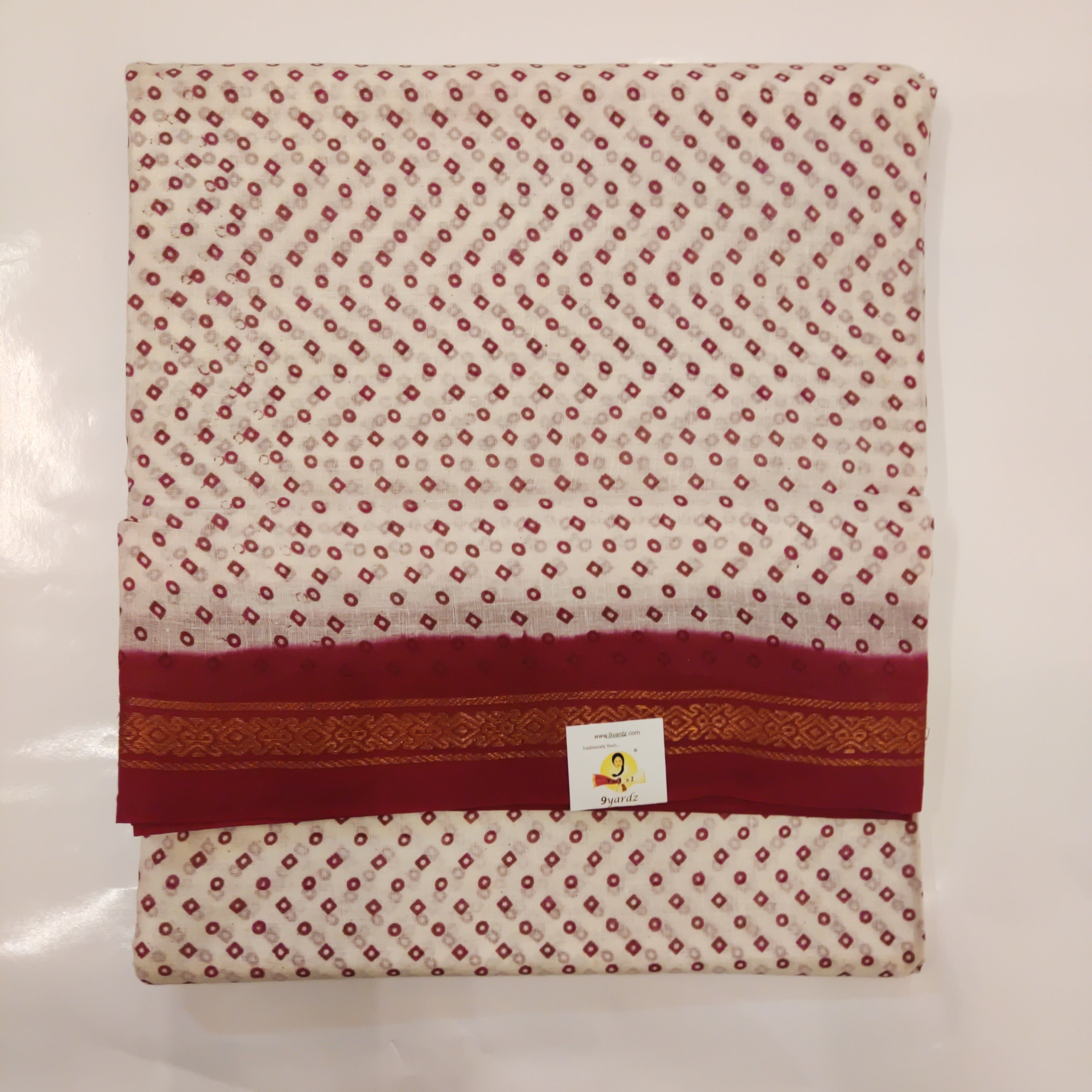 Sungudi cotton 12 yardz