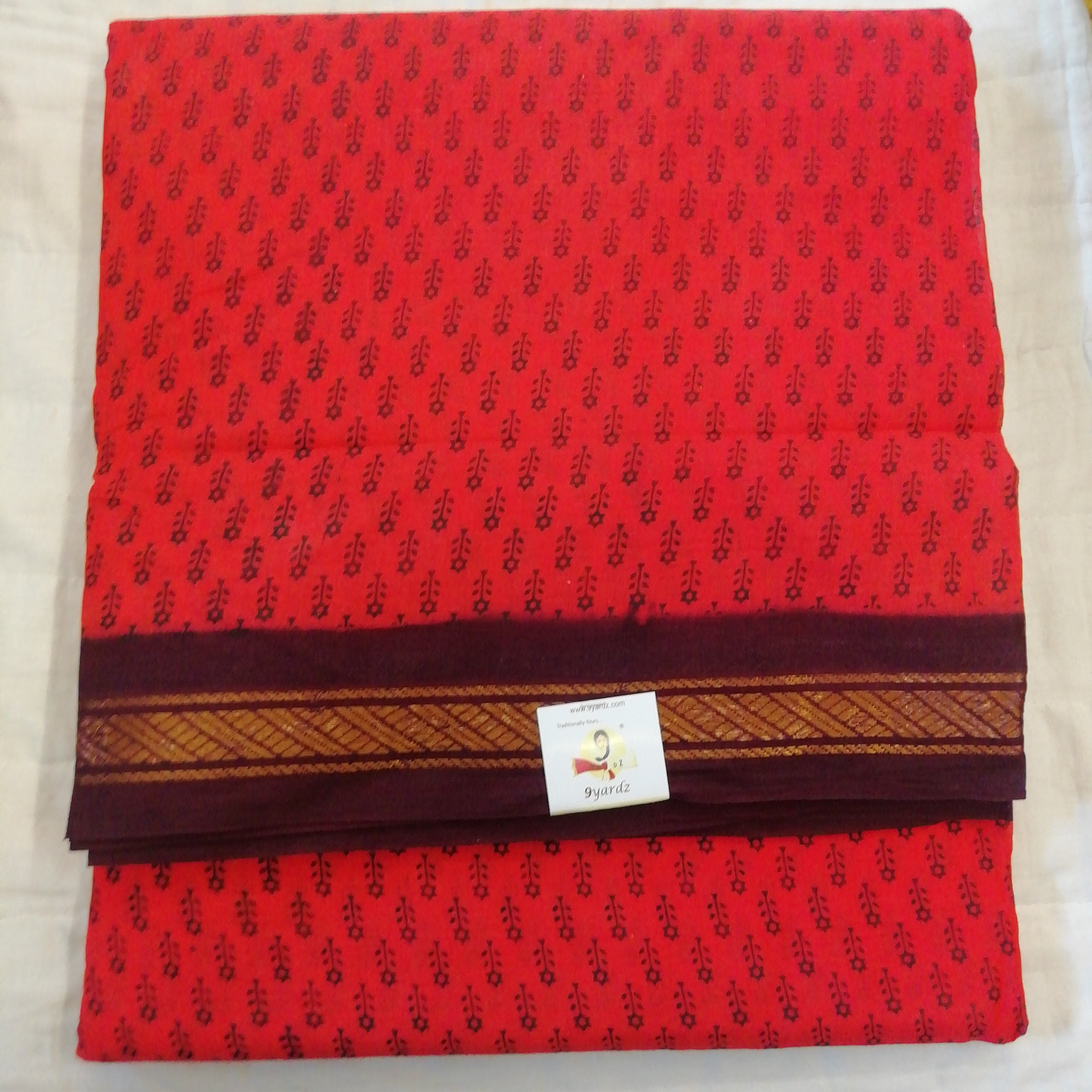 Sungudi cotton 12 yardz