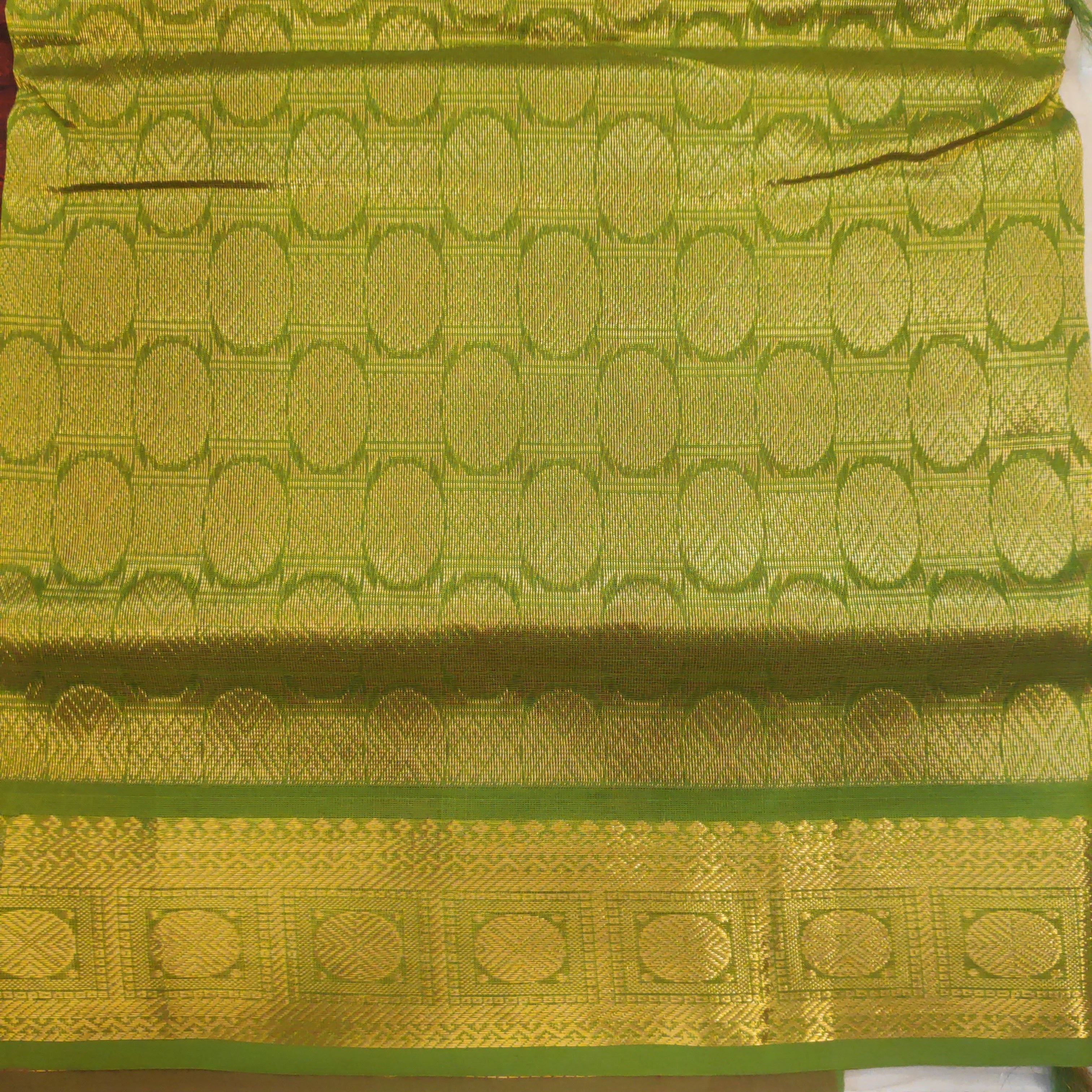 Pure silk cotton- embossed, 10 yards madisar