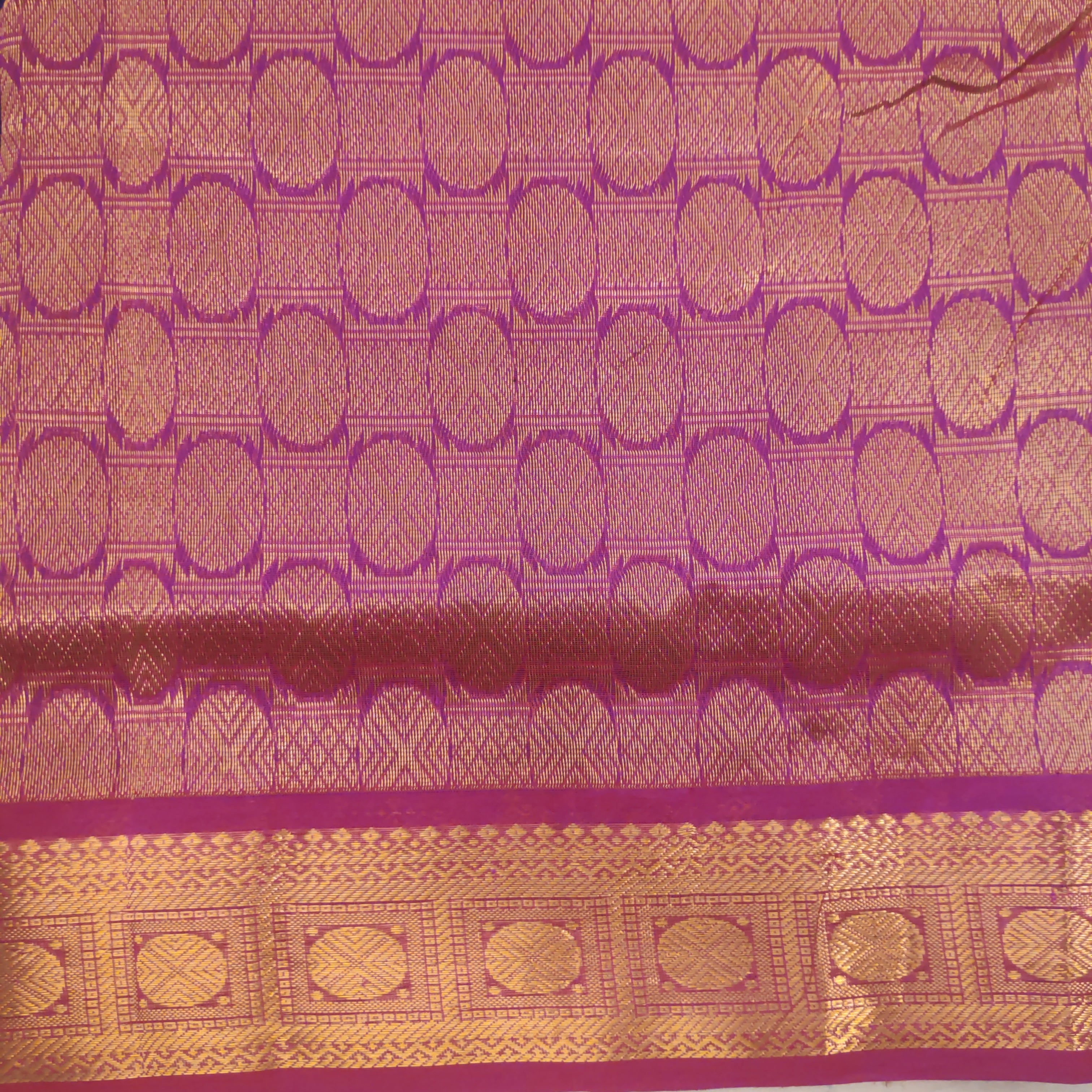 Pure silk cotton- embossed, 10 yards madisar