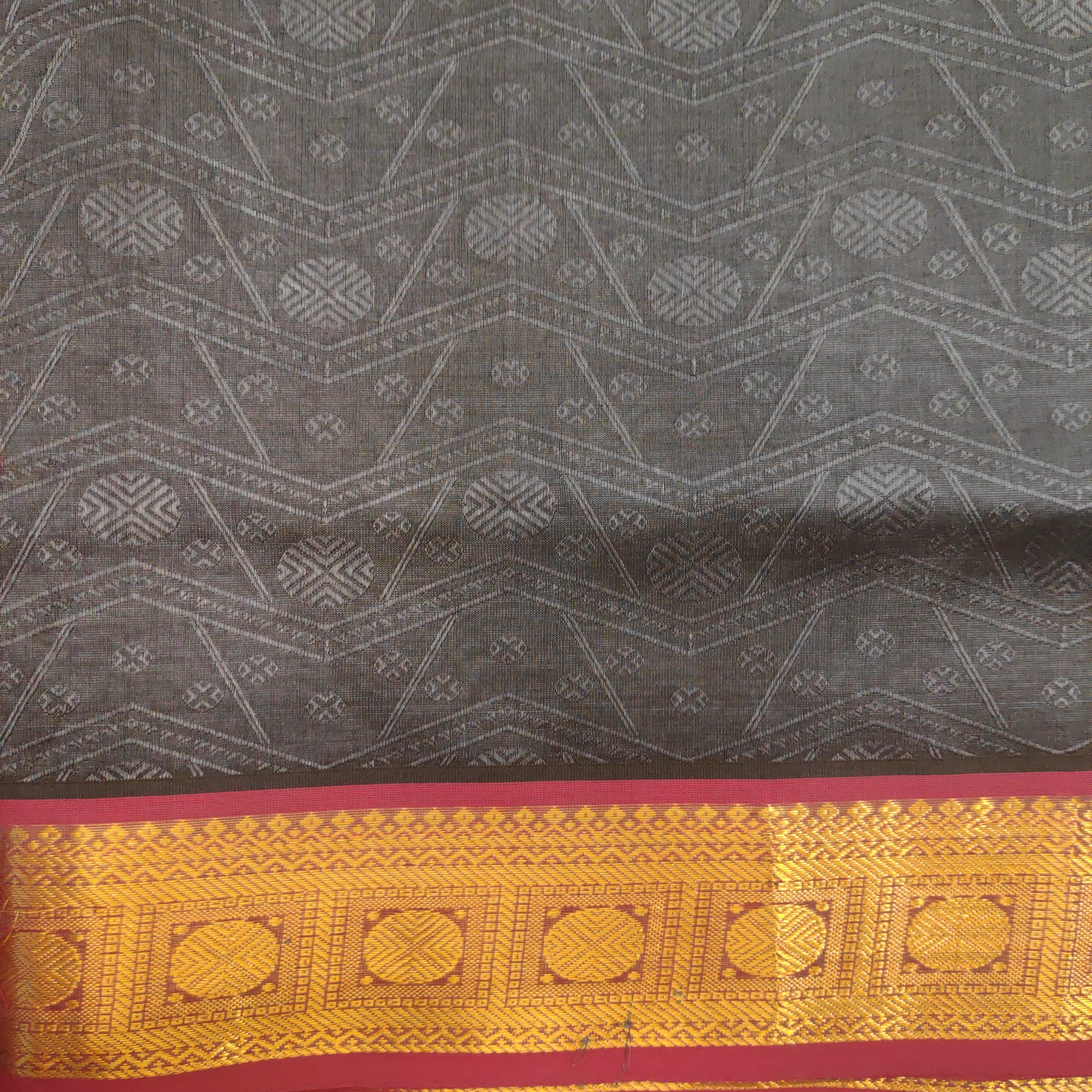 Pure silk cotton- embossed, 10 yards madisar