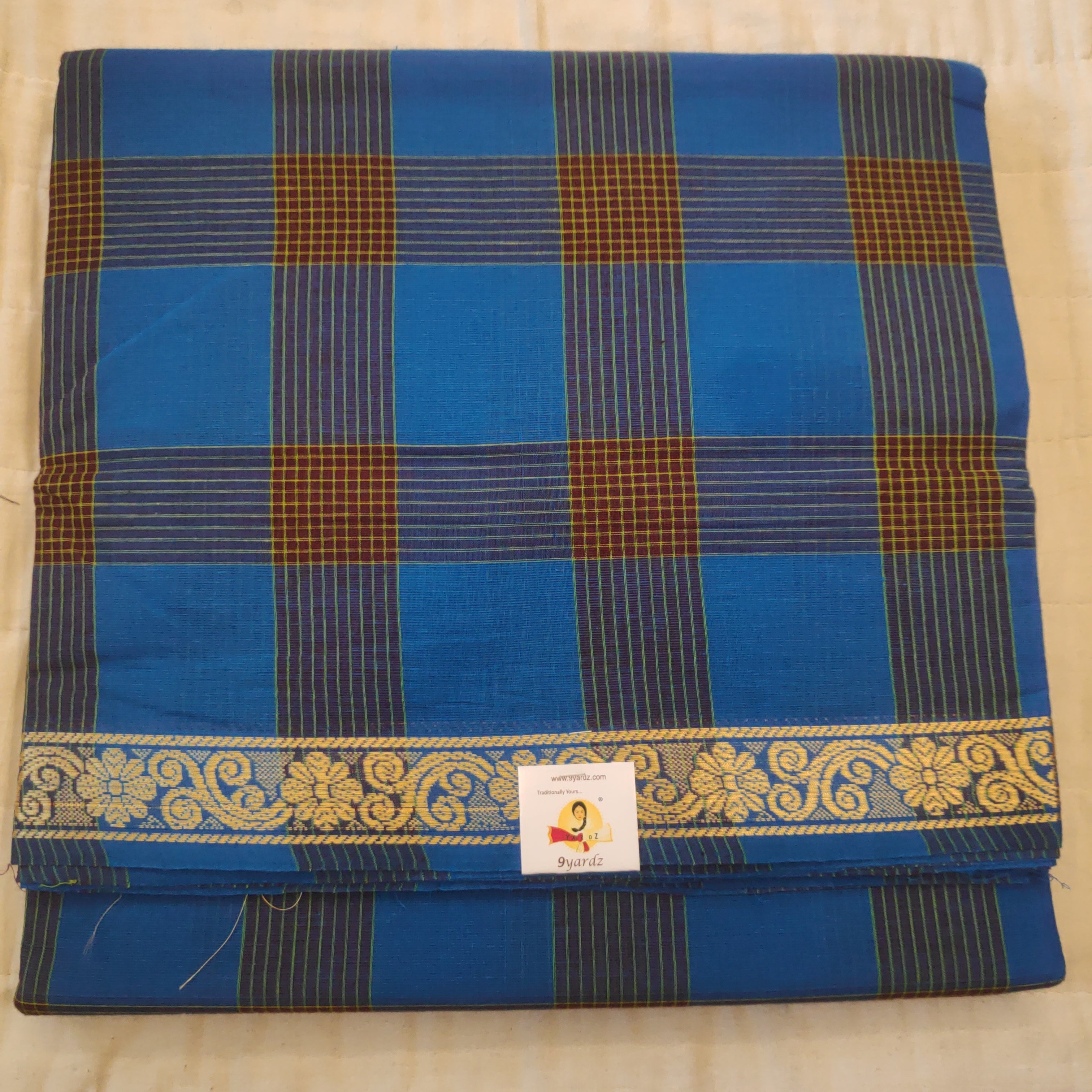 Chettinadu / Karaikudi cotton 10.5 yards madisar
