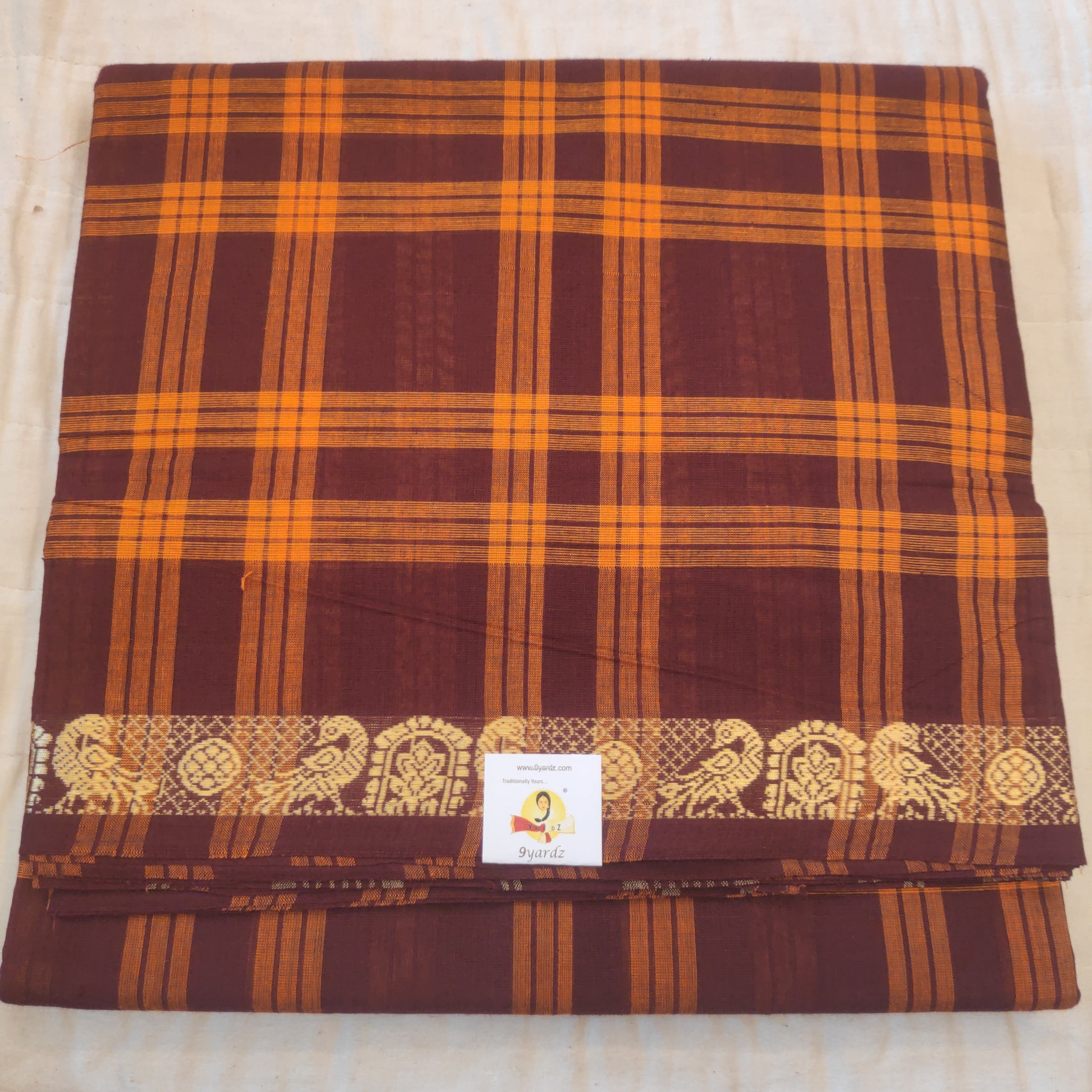 Chettinadu / Karaikudi cotton 10.5 yards madisar