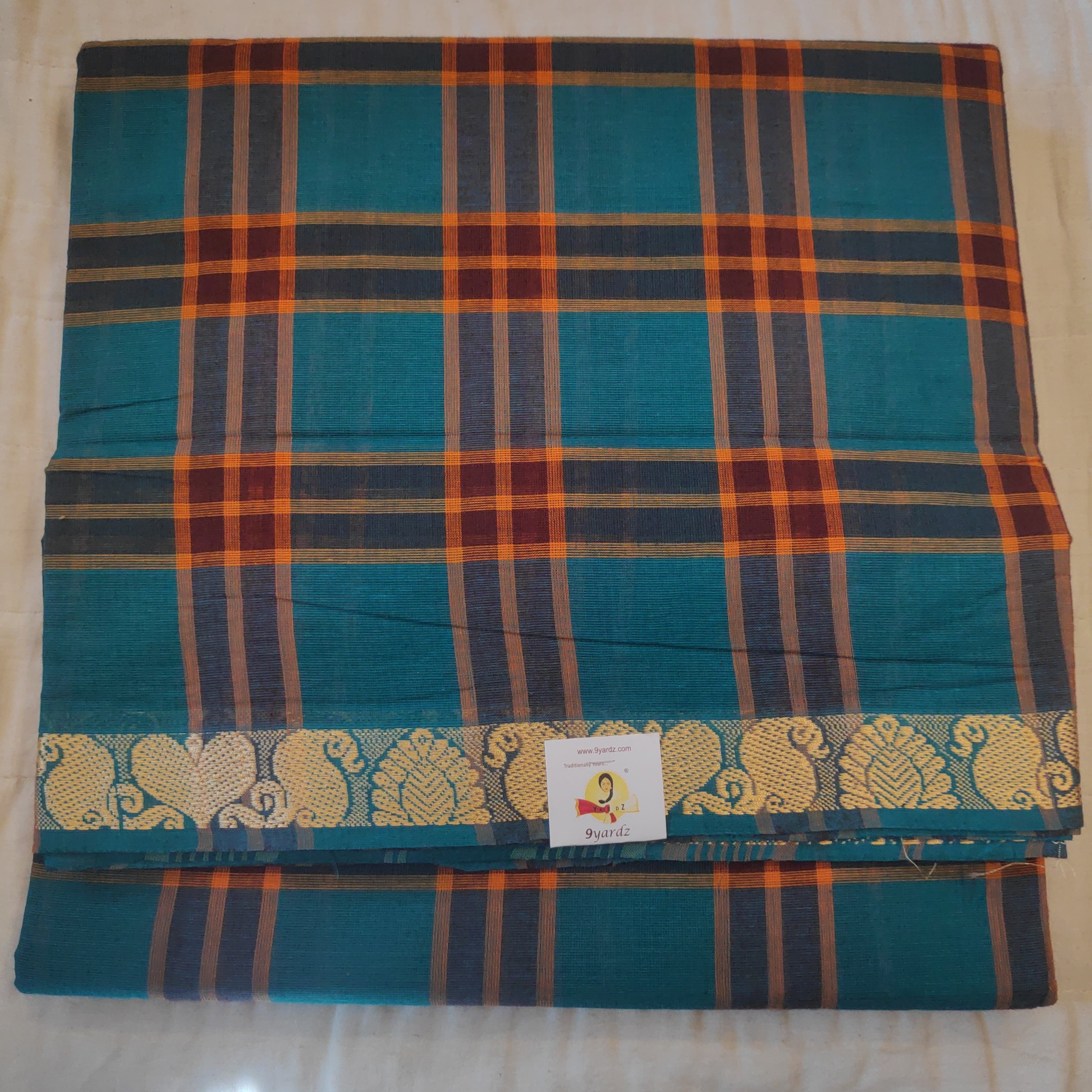 Chettinadu / Karaikudi cotton 10.5 yards madisar