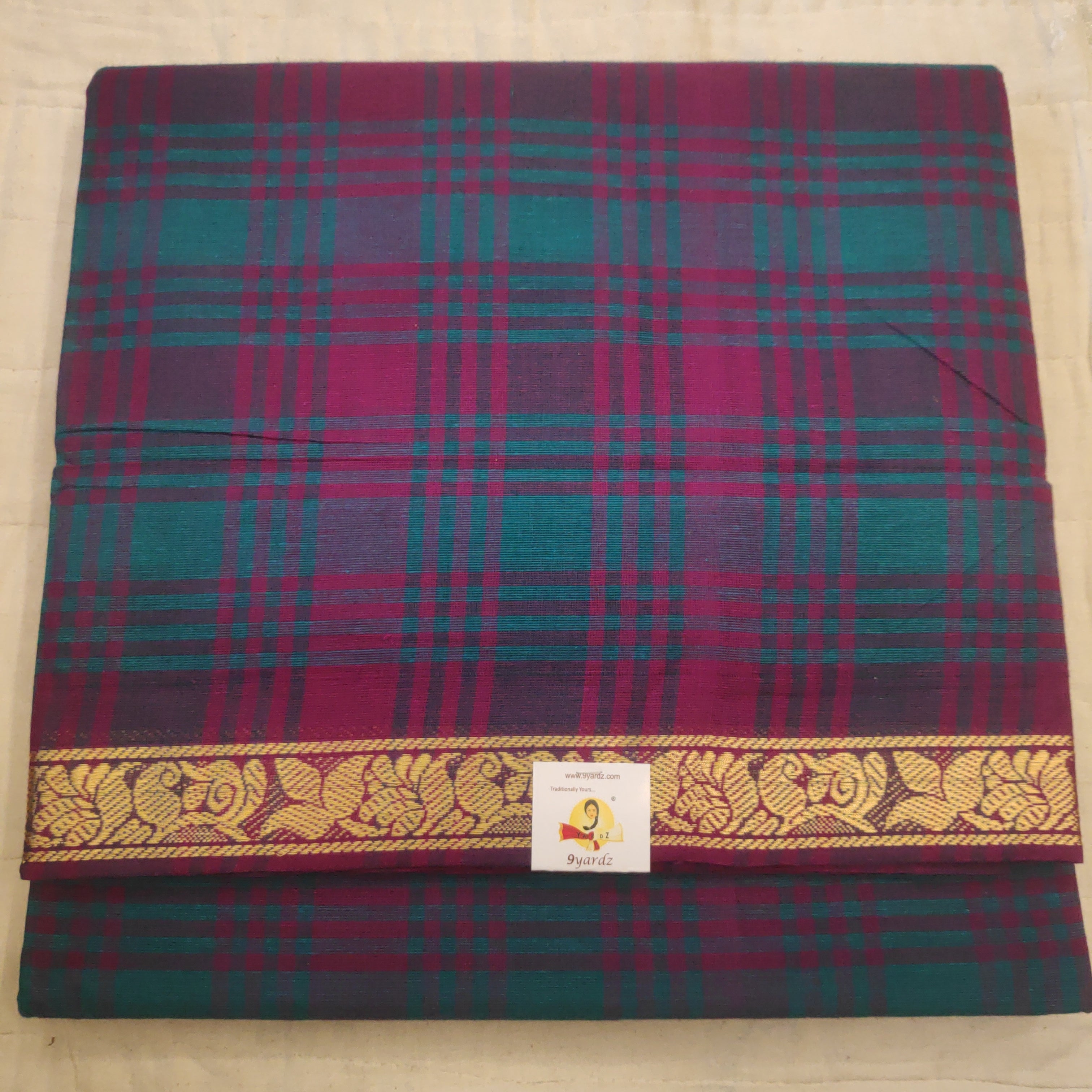 Chettinadu / Karaikudi cotton 10.5 yards madisar