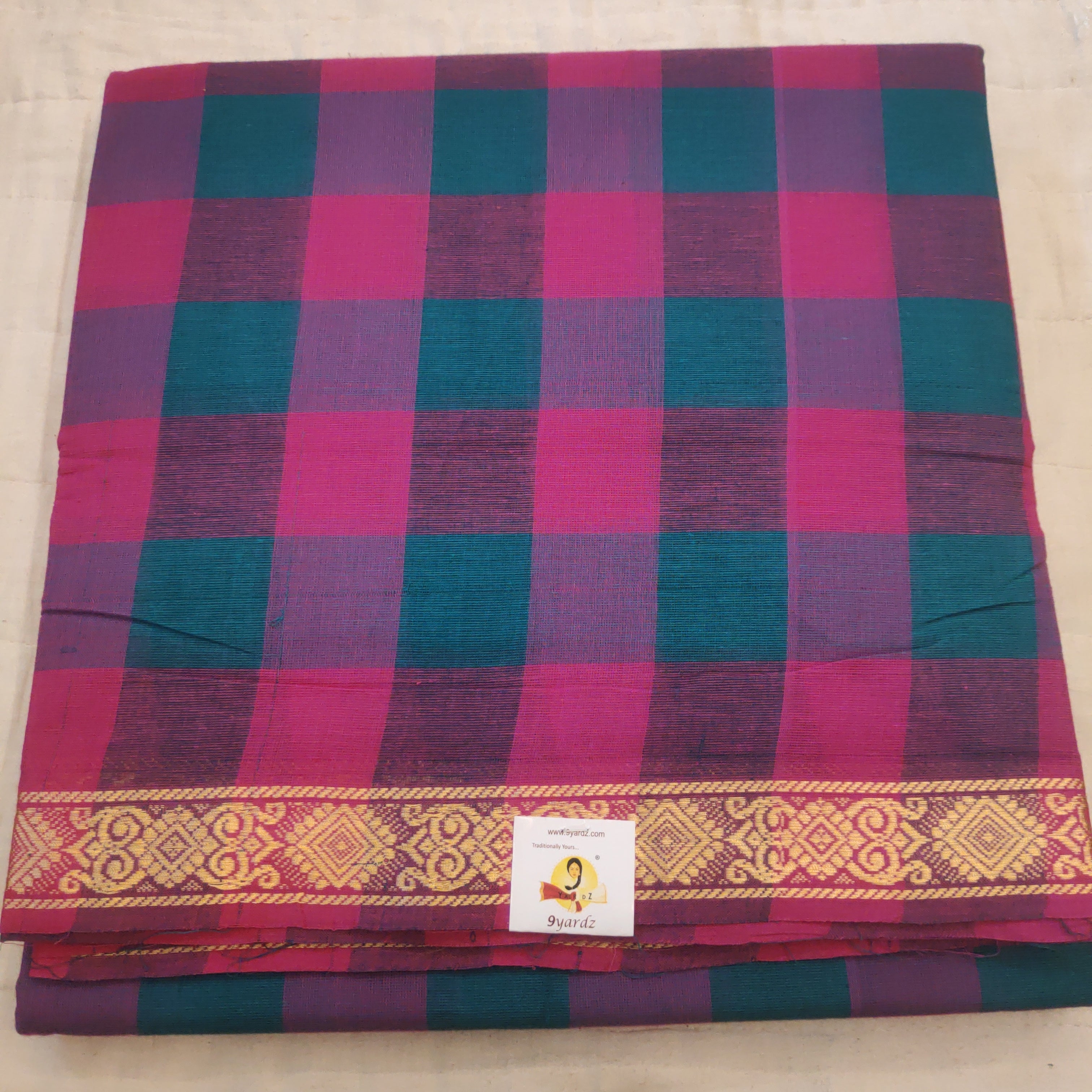 Chettinadu / Karaikudi cotton 10.5 yards madisar