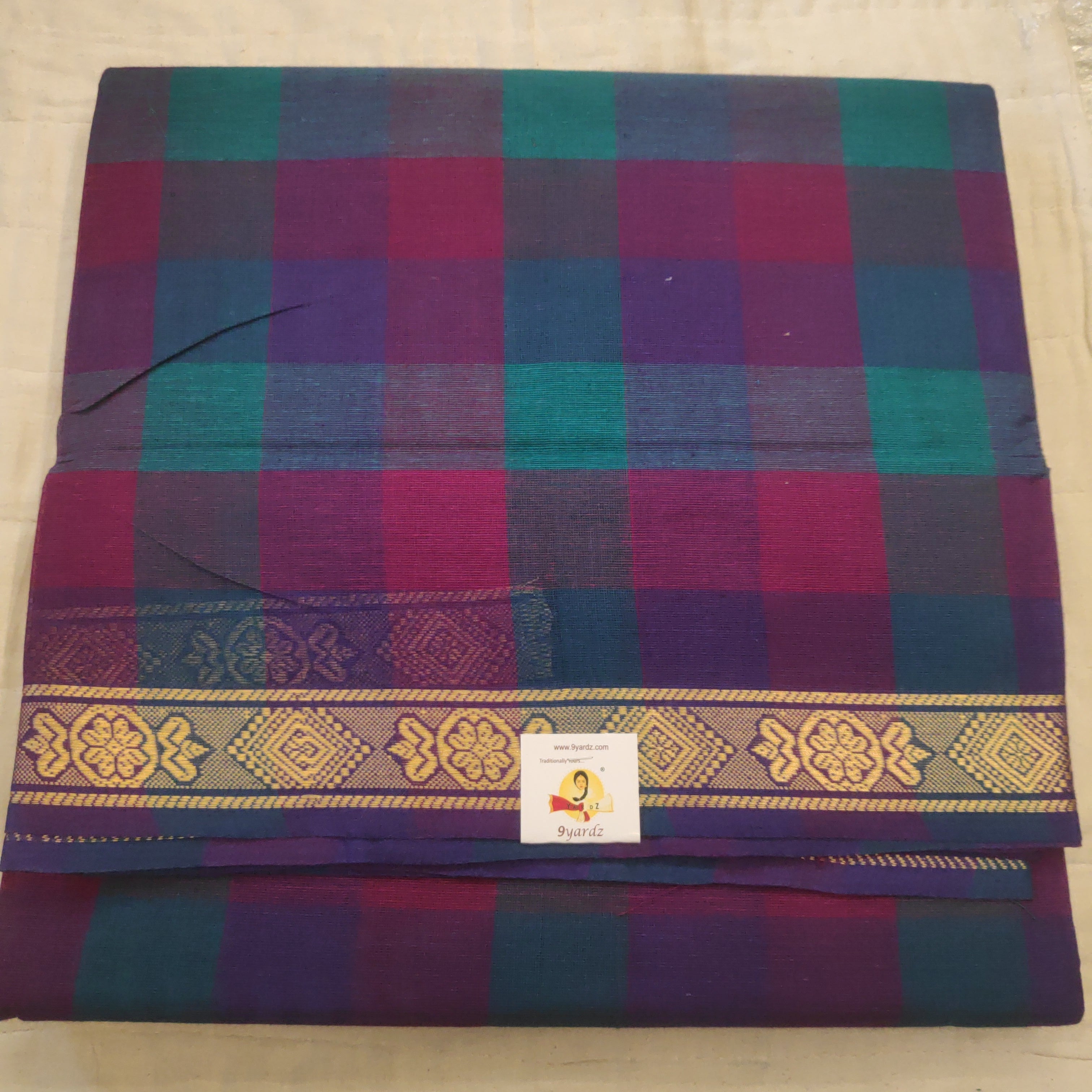 Chettinadu / Karaikudi cotton 10.5 yards madisar