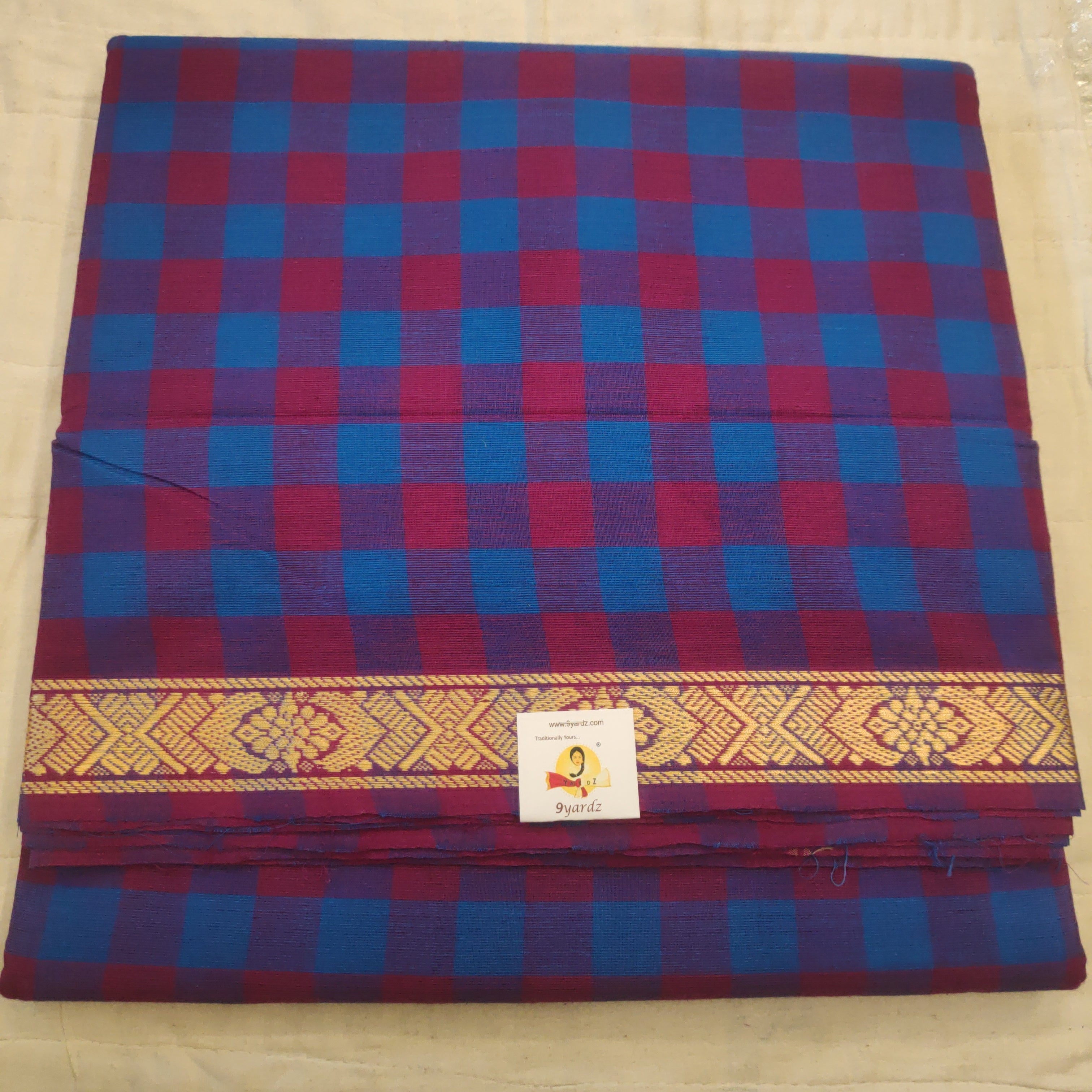 Chettinadu / Karaikudi cotton 10.5 yards madisar