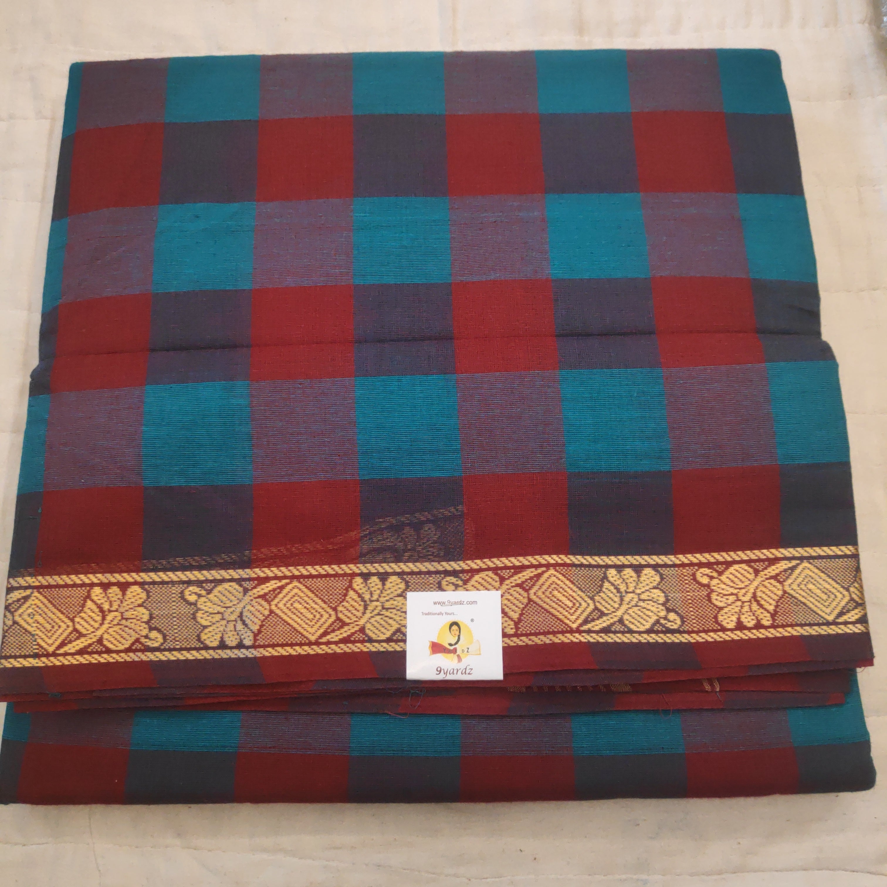Chettinadu / Karaikudi cotton 10.5 yards madisar