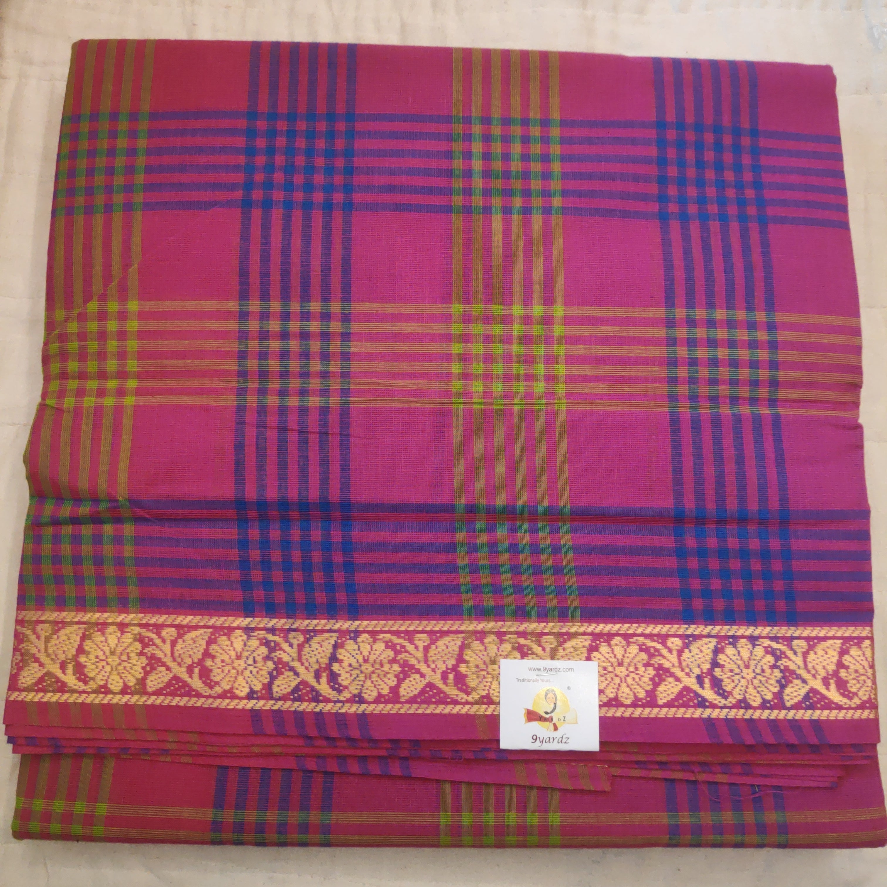 Chettinadu / Karaikudi cotton 10.5 yards madisar