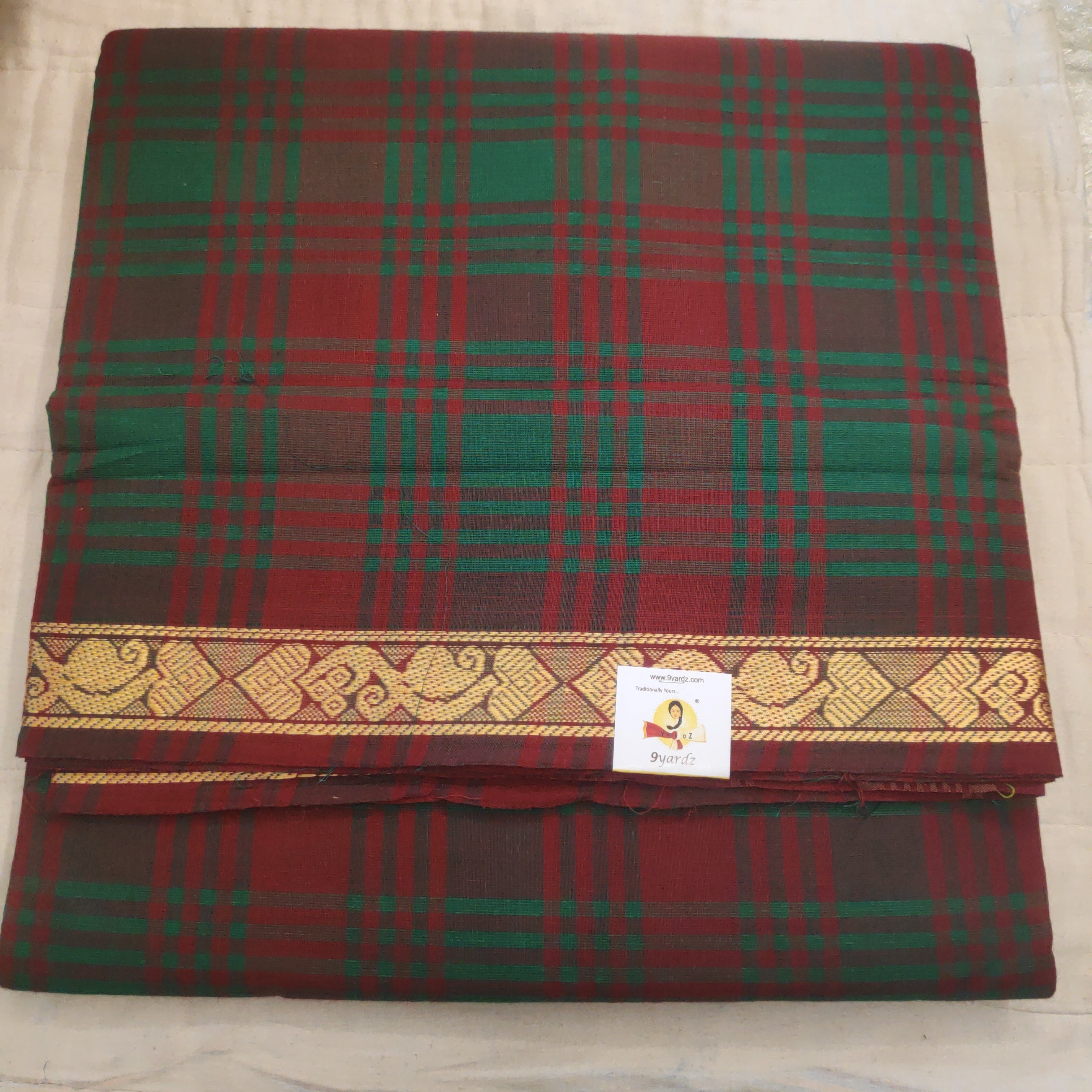 Chettinadu / Karaikudi cotton 10.5 yards madisar