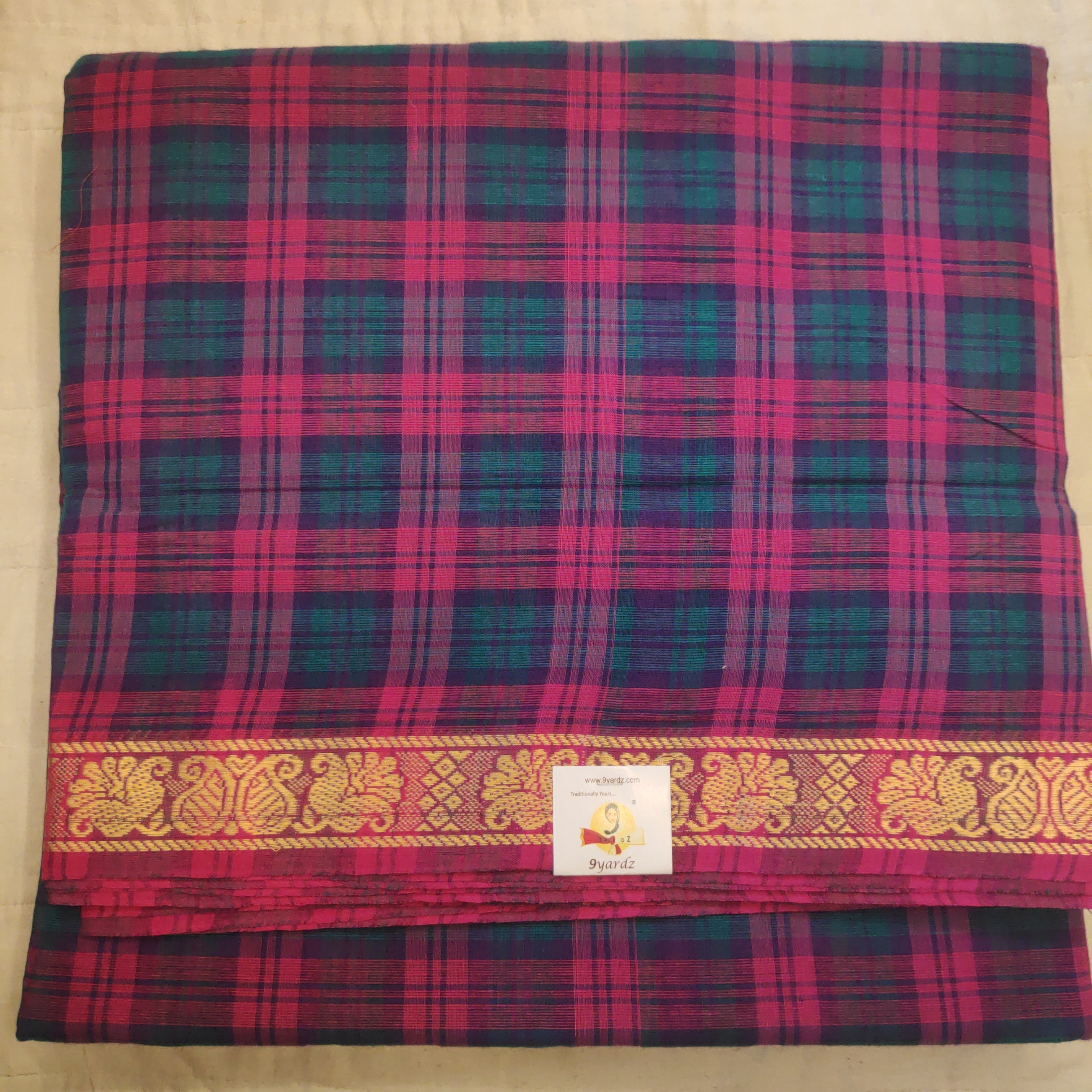 Chettinadu / Karaikudi cotton 10.5 yards madisar