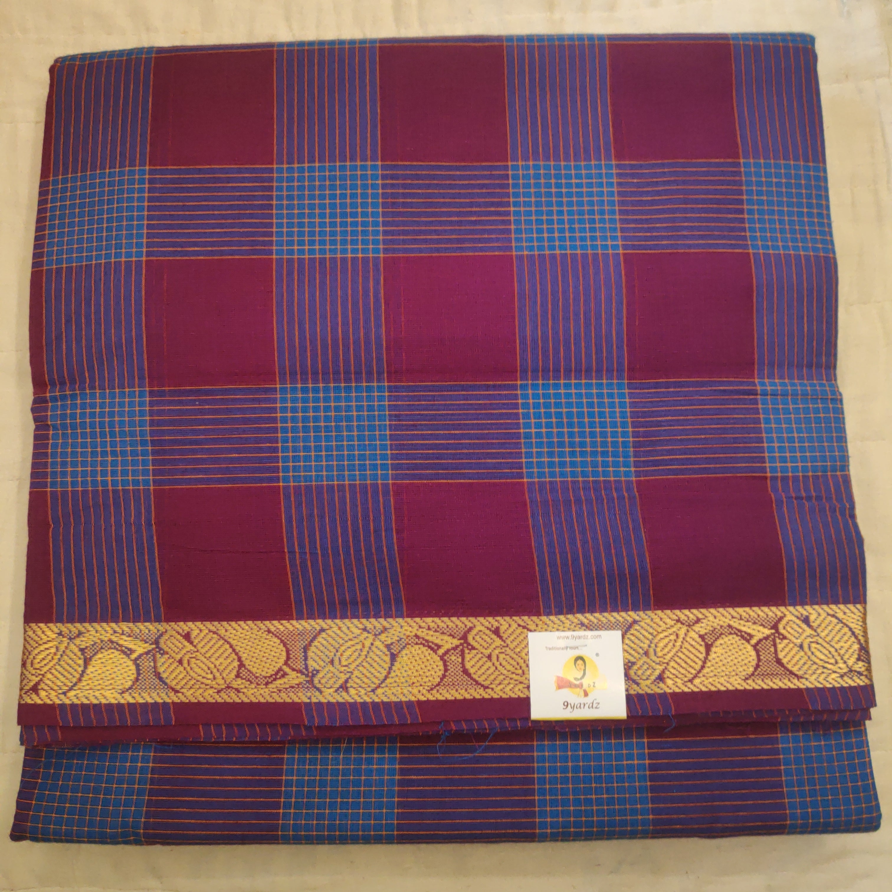 Chettinadu / Karaikudi cotton 10.5 yards madisar