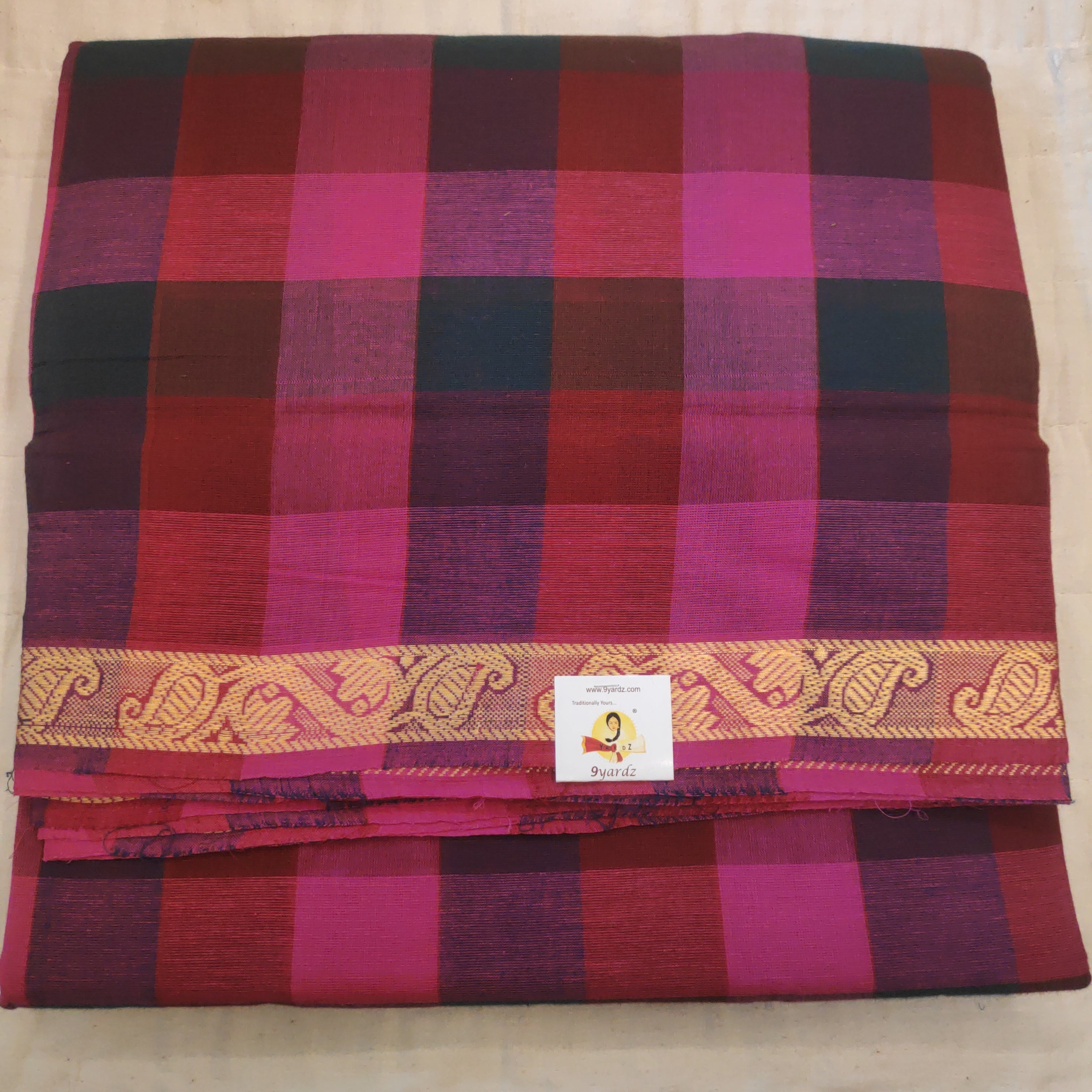 Chettinadu / Karaikudi cotton 10.5 yards madisar