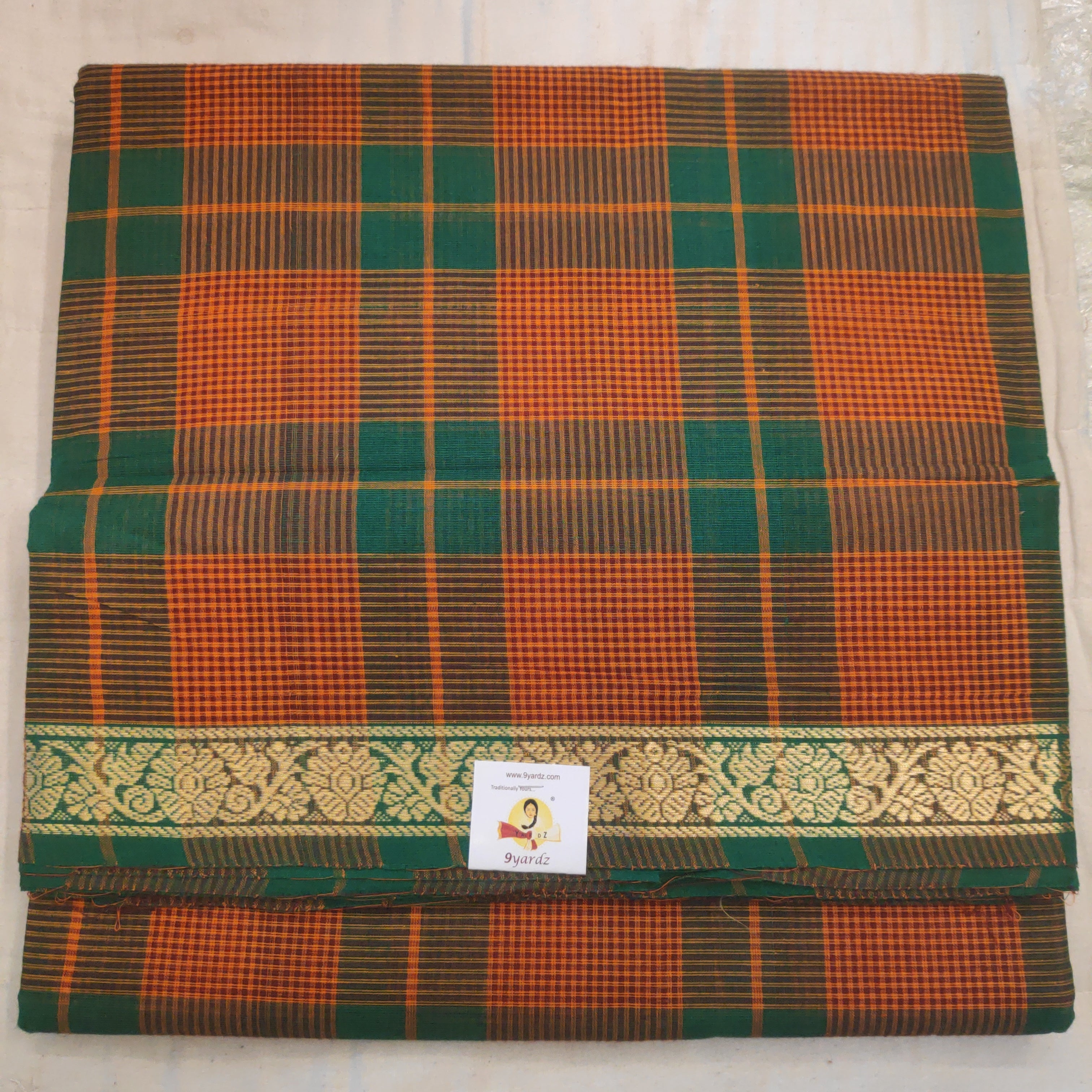 Chettinadu / Karaikudi cotton 10.5 yards madisar