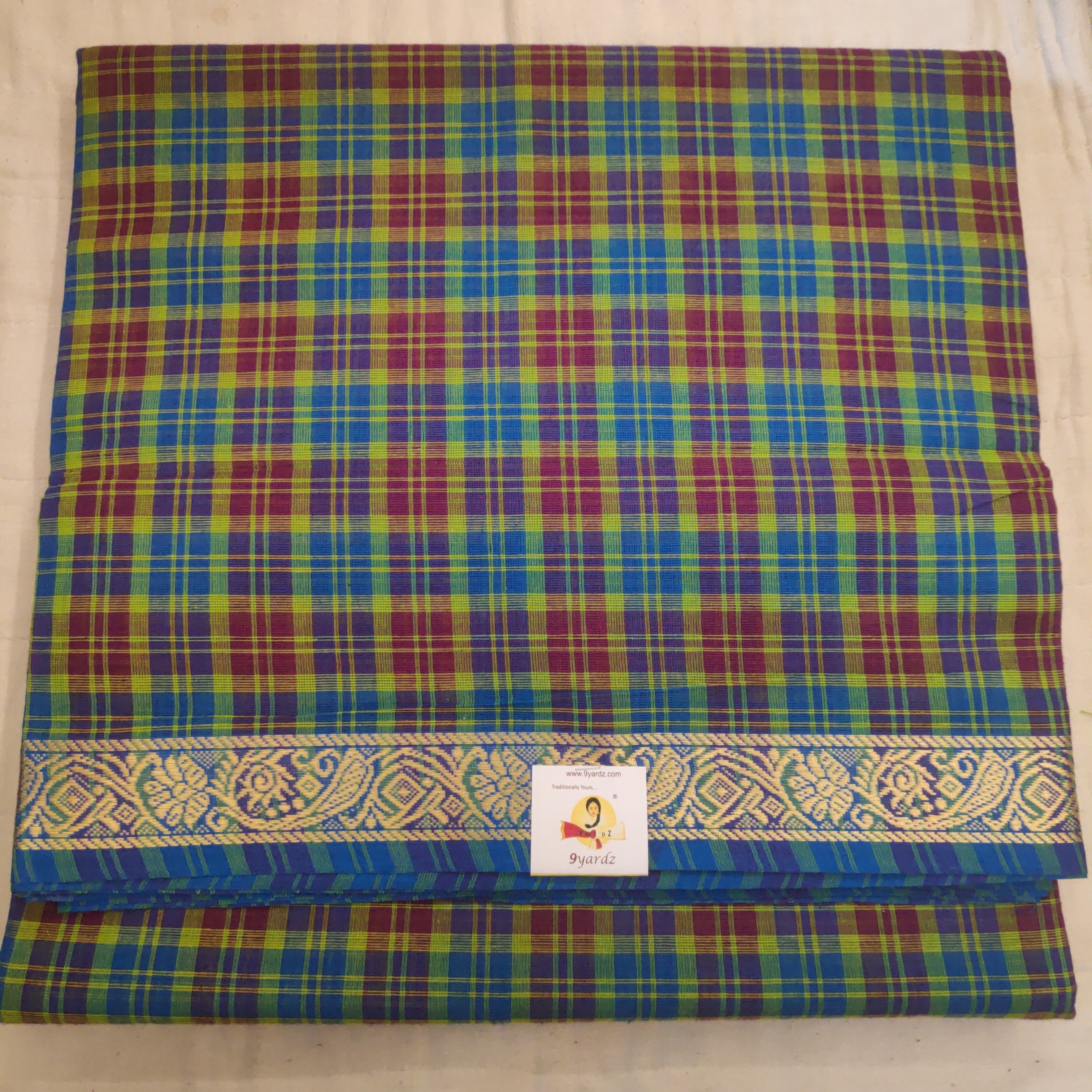 Chettinadu / Karaikudi cotton 10.5 yards madisar